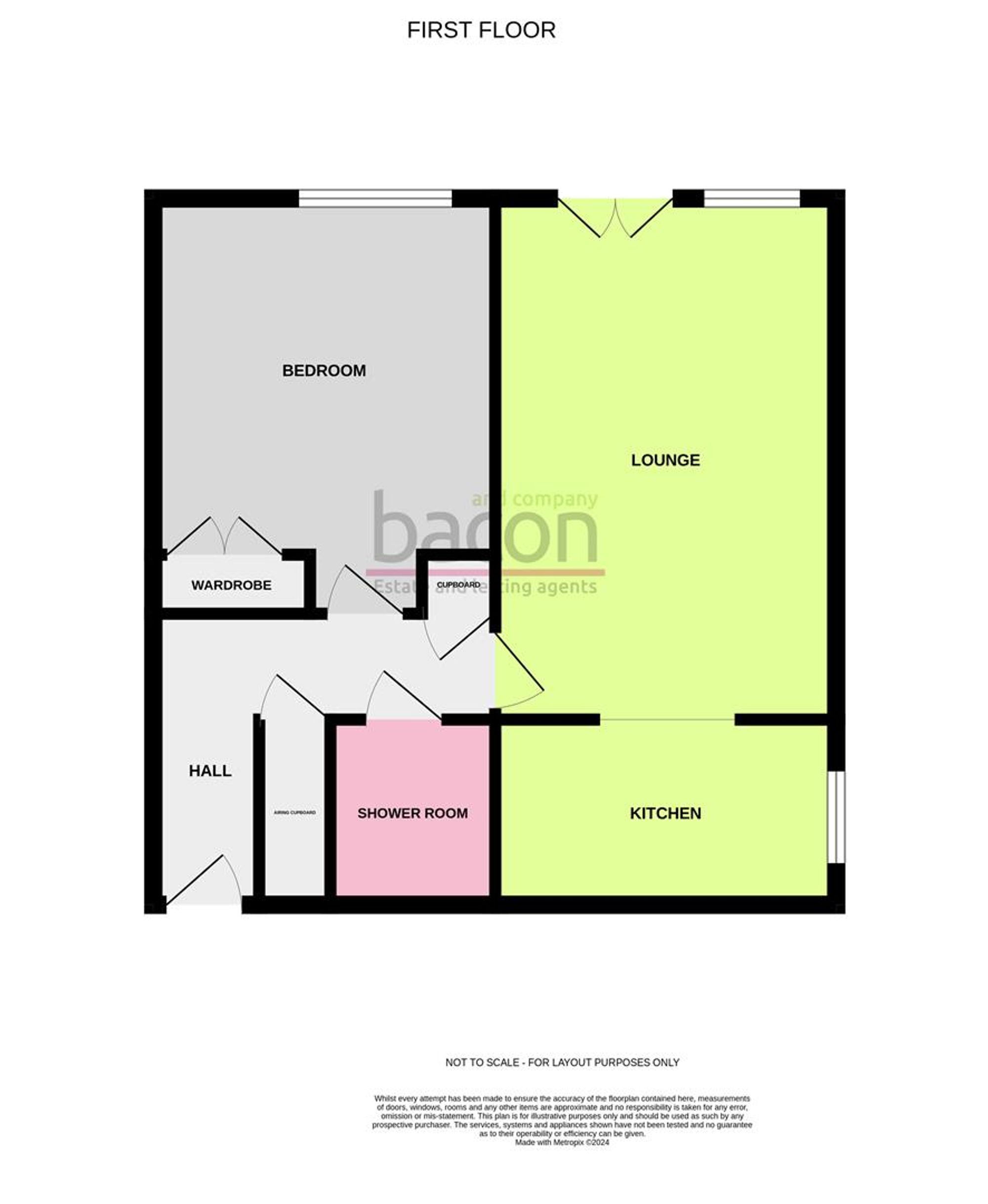 Floor Plan | Other | Flat 17, The Courtyard 24-26 Offington Lane, Worthing, BN14 9RT | Sold - Subject to Contract