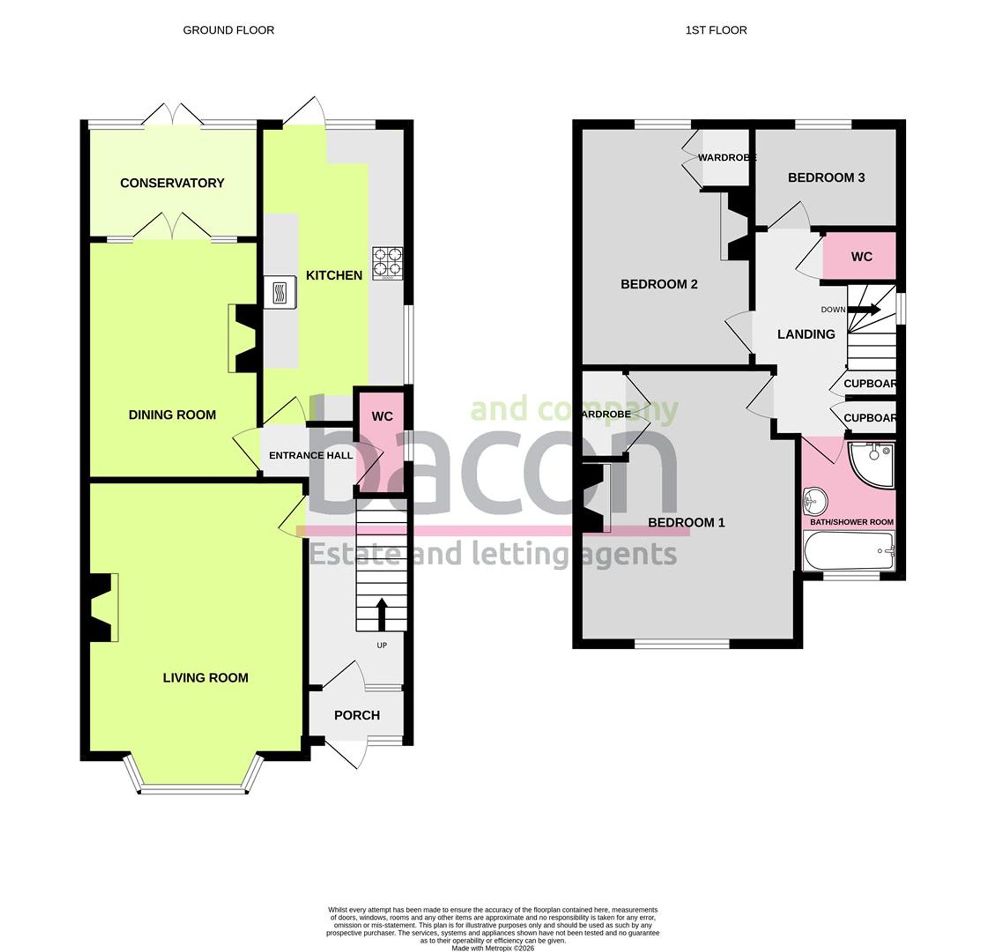 Floor Plan | House | 17 Lansdowne Close, Worthing, BN11 5HF | Sold - Subject to Contract