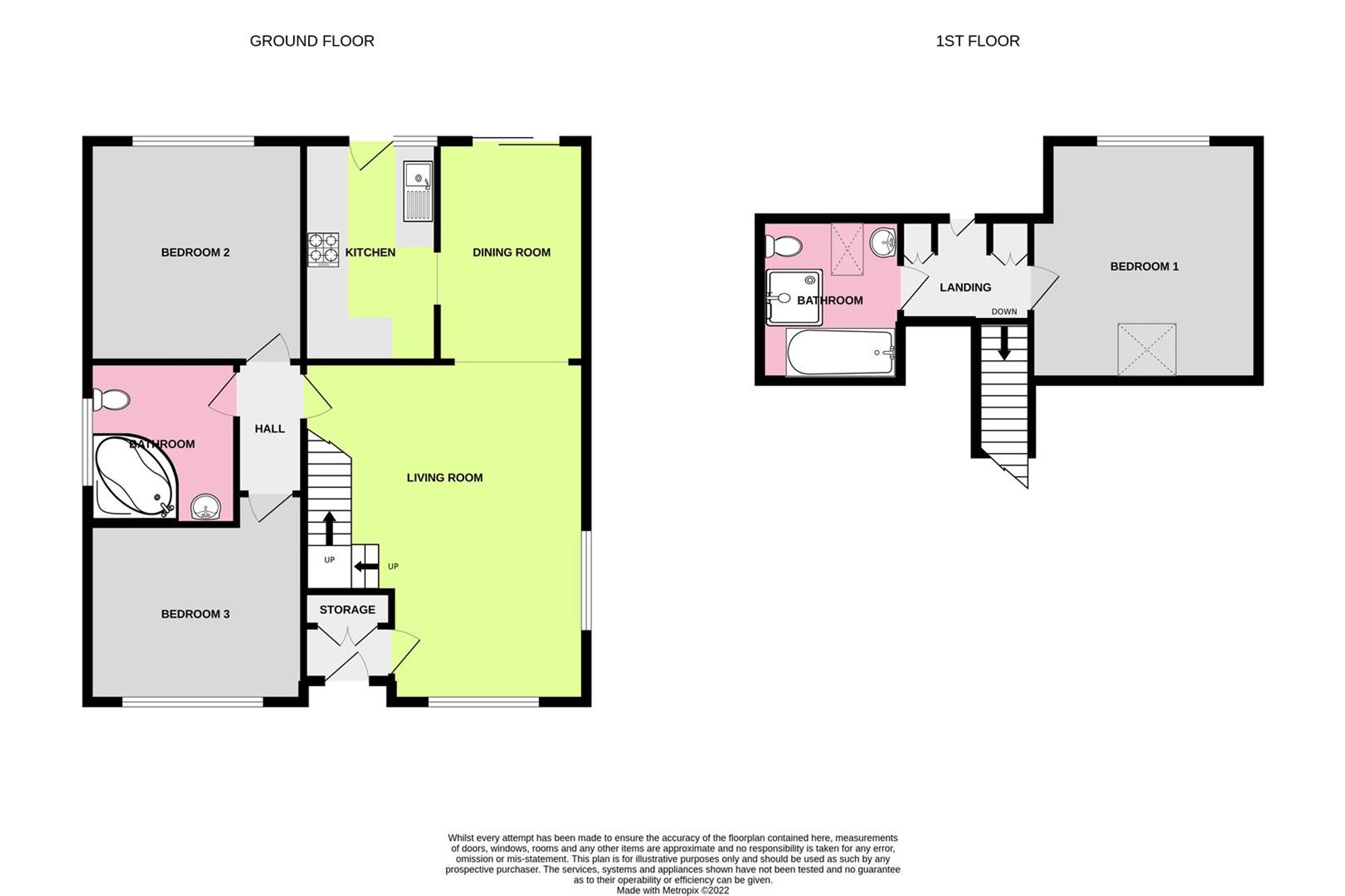 Floor Plan | House | 58 Hayling Rise, Worthing, BN13 3AQ | Sold - Subject to Contract