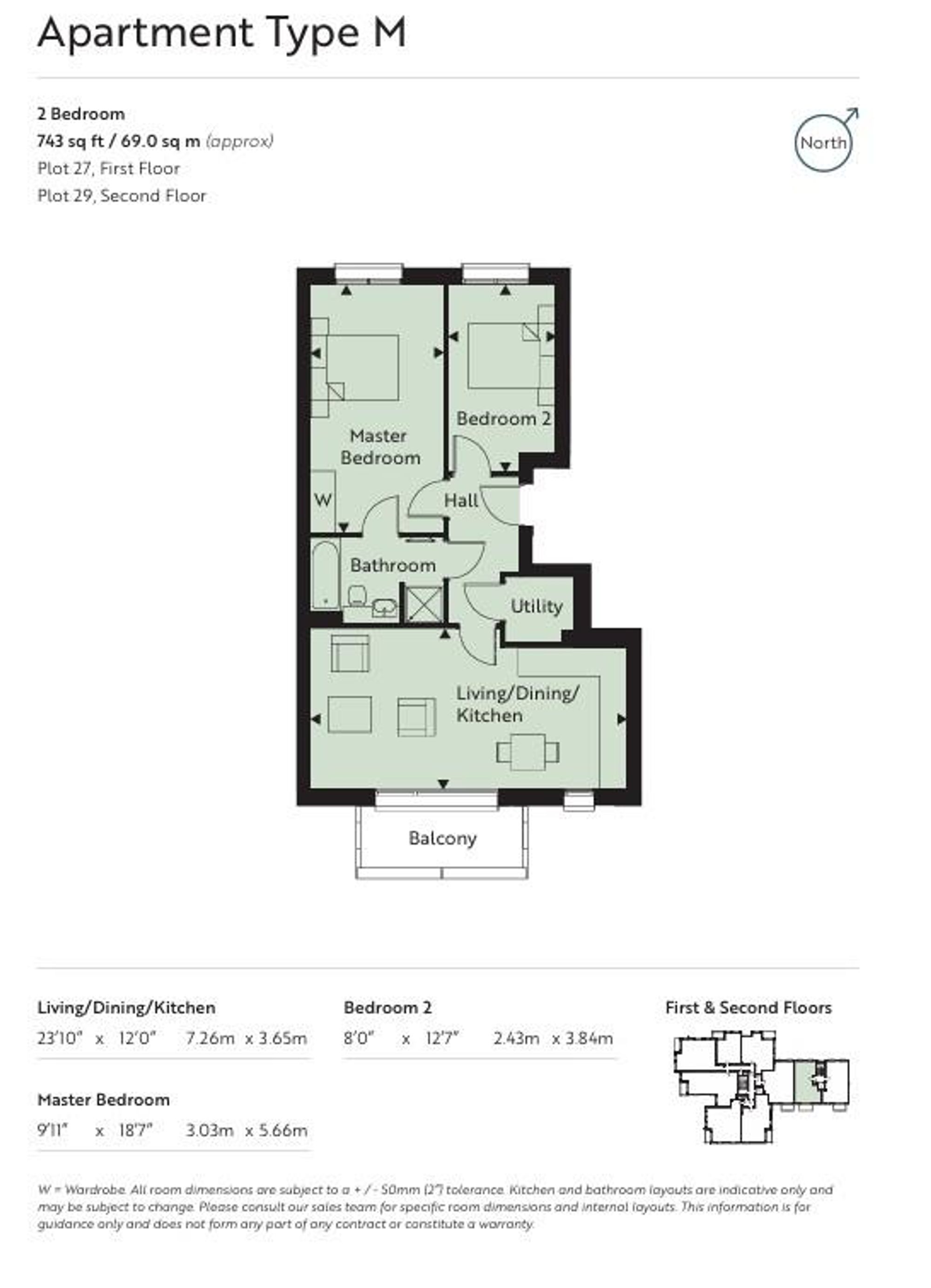 Floor Plan | Other | Flat 27 Lindfield Place, Worthing, BN11 2FQ | Sold - Subject to Contract