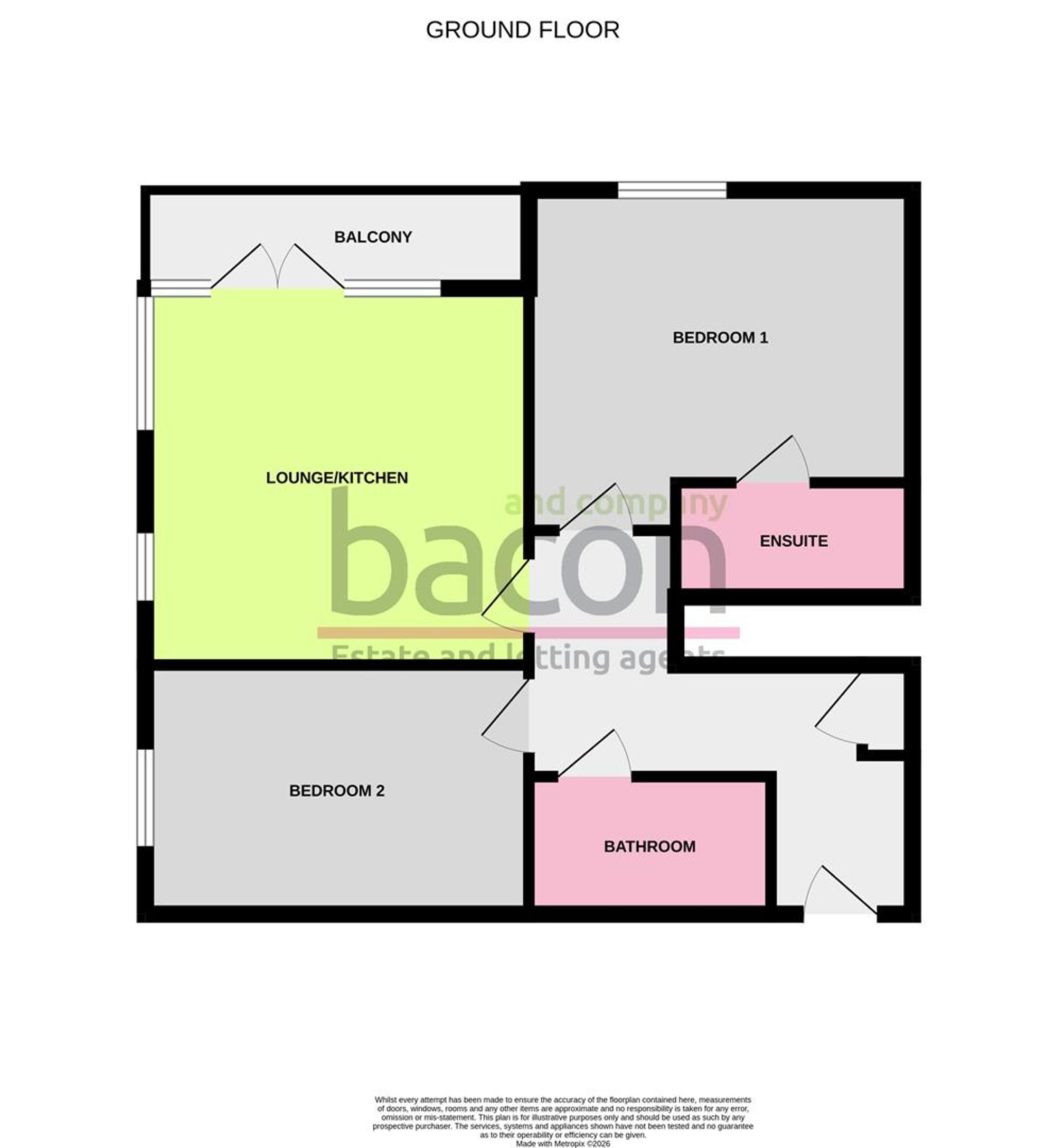 Floor Plan | Flat | 9 Causeway Place, 1A The Causeway, Worthing, BN12 6FP | For Sale