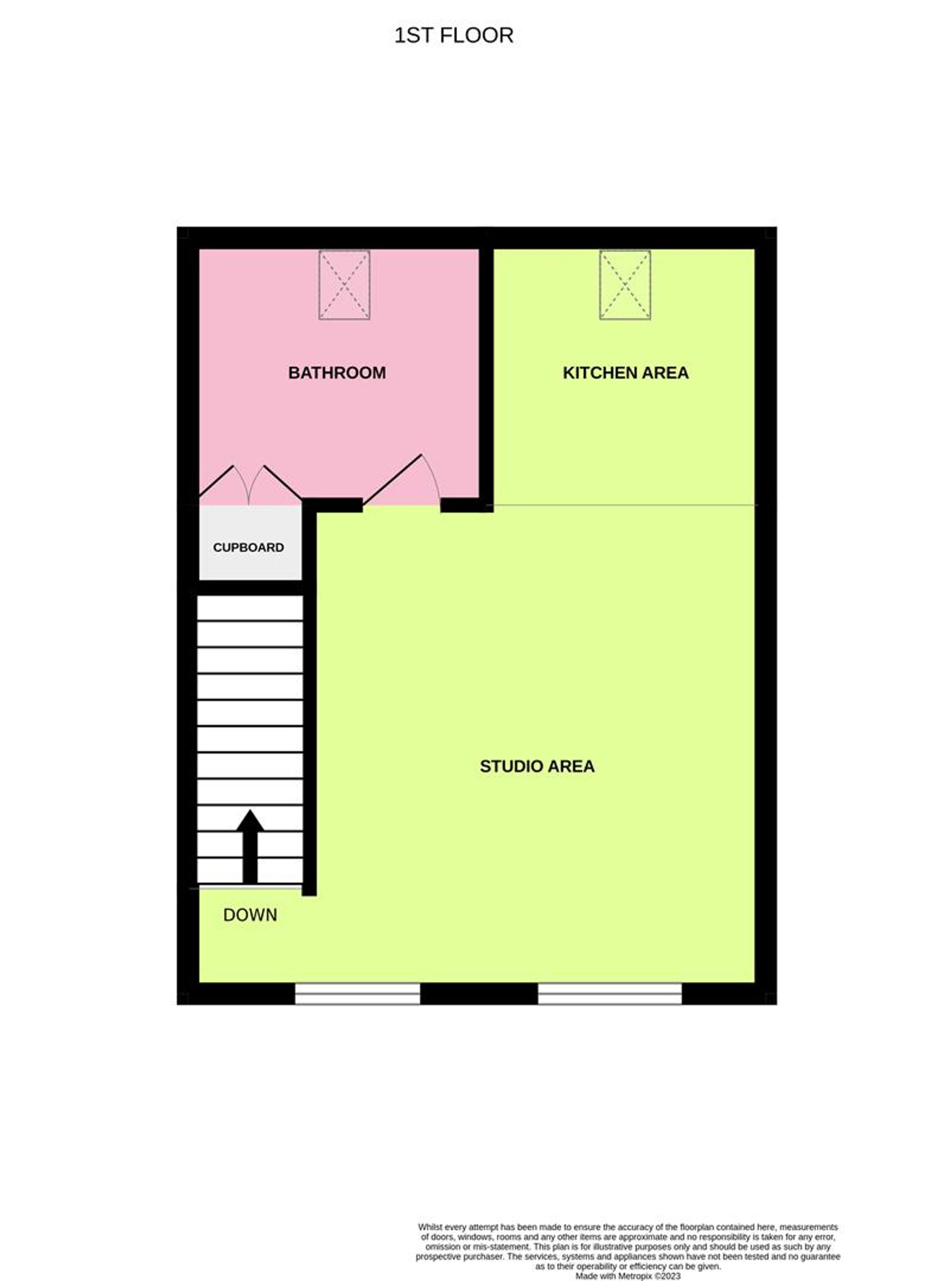 Floor Plan | Flat | Flat 3, 7 Pavilion Road, Worthing, BN14 7EE | Sold - Subject to Contract