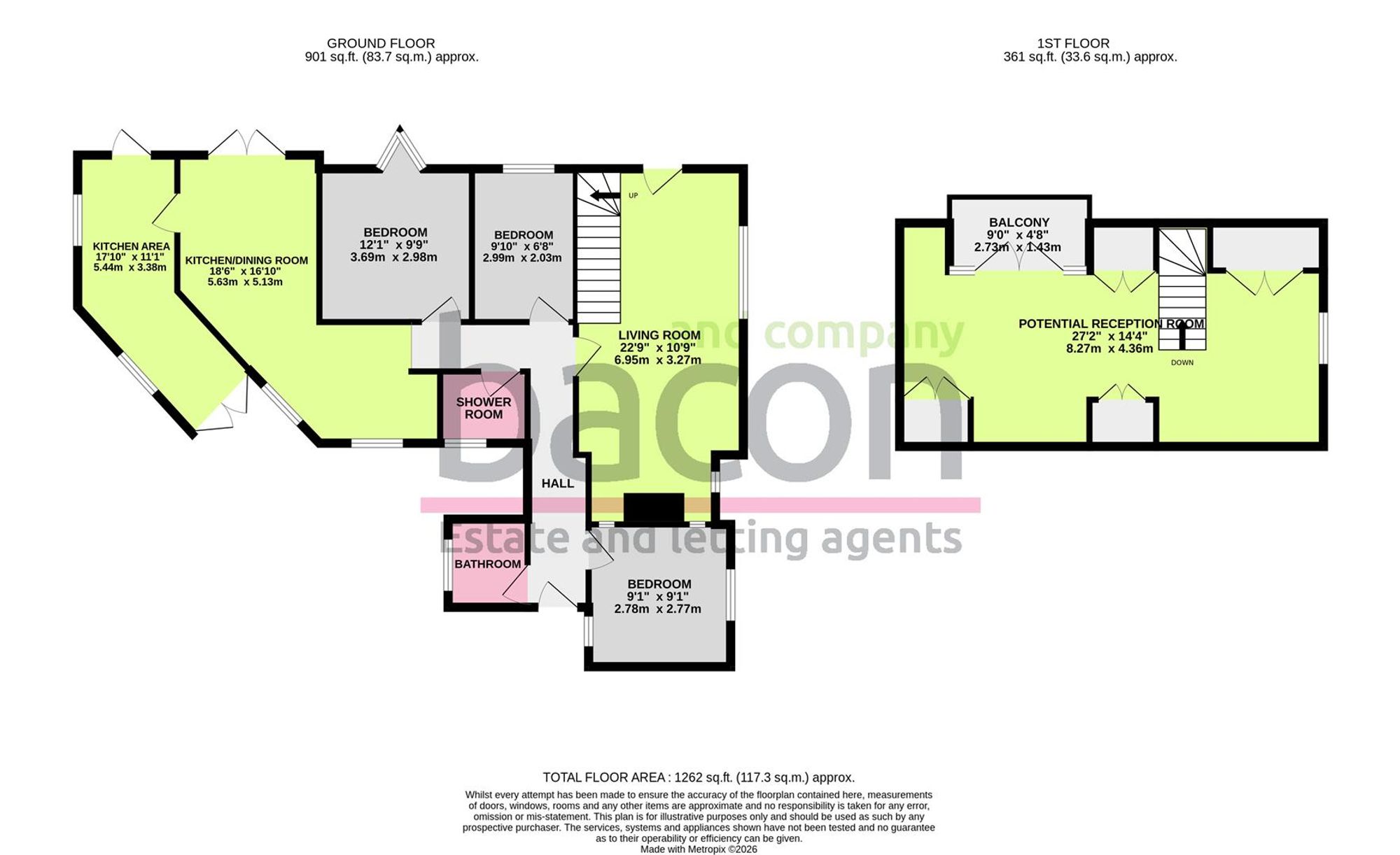 Floor Plan | House | Bramble Down Durrington Hill, Worthing, BN13 2PY | For Sale