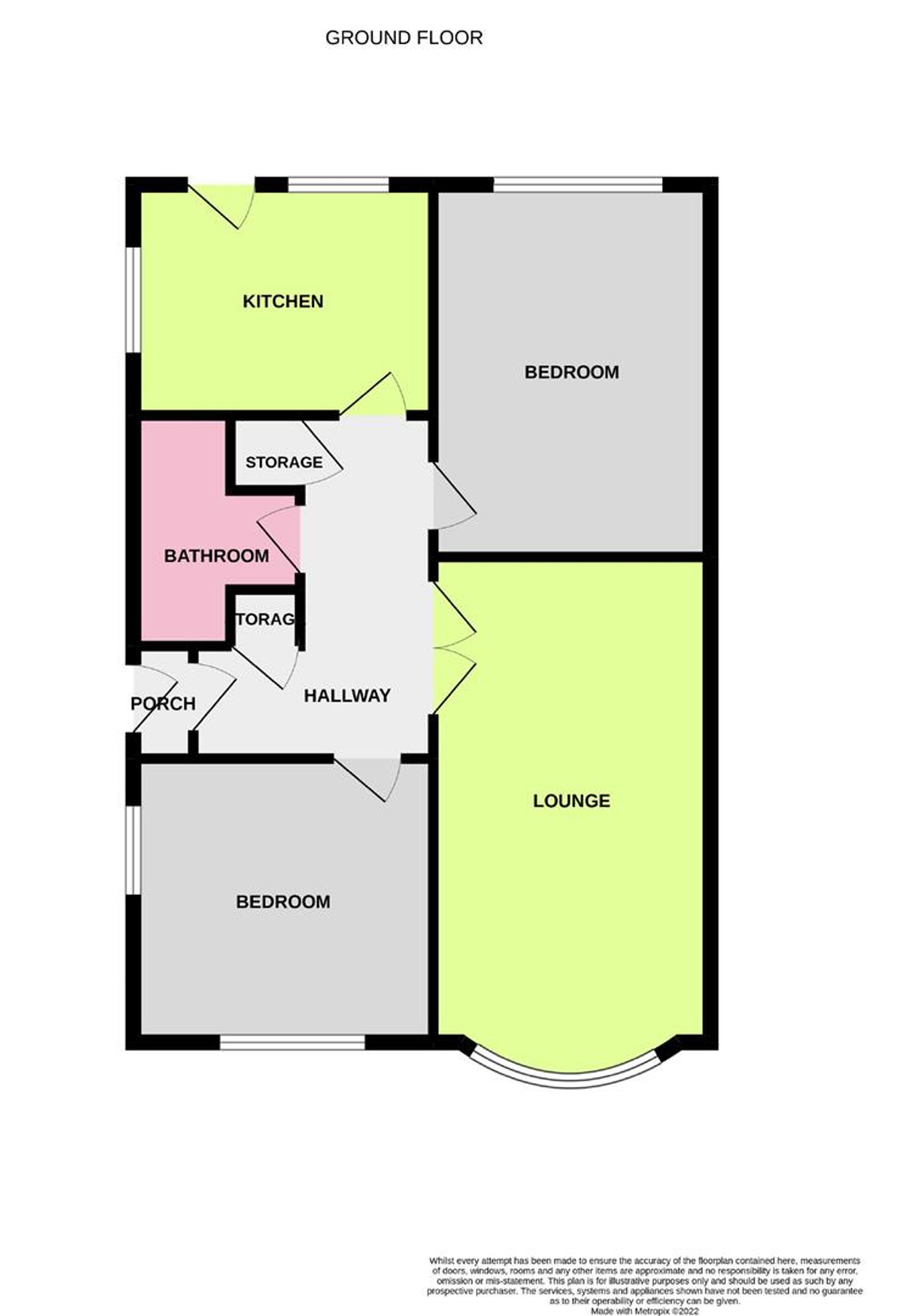 Floor Plan | House | 37 Sackville Crescent, Worthing, BN14 8BP | Sold - Subject to Contract