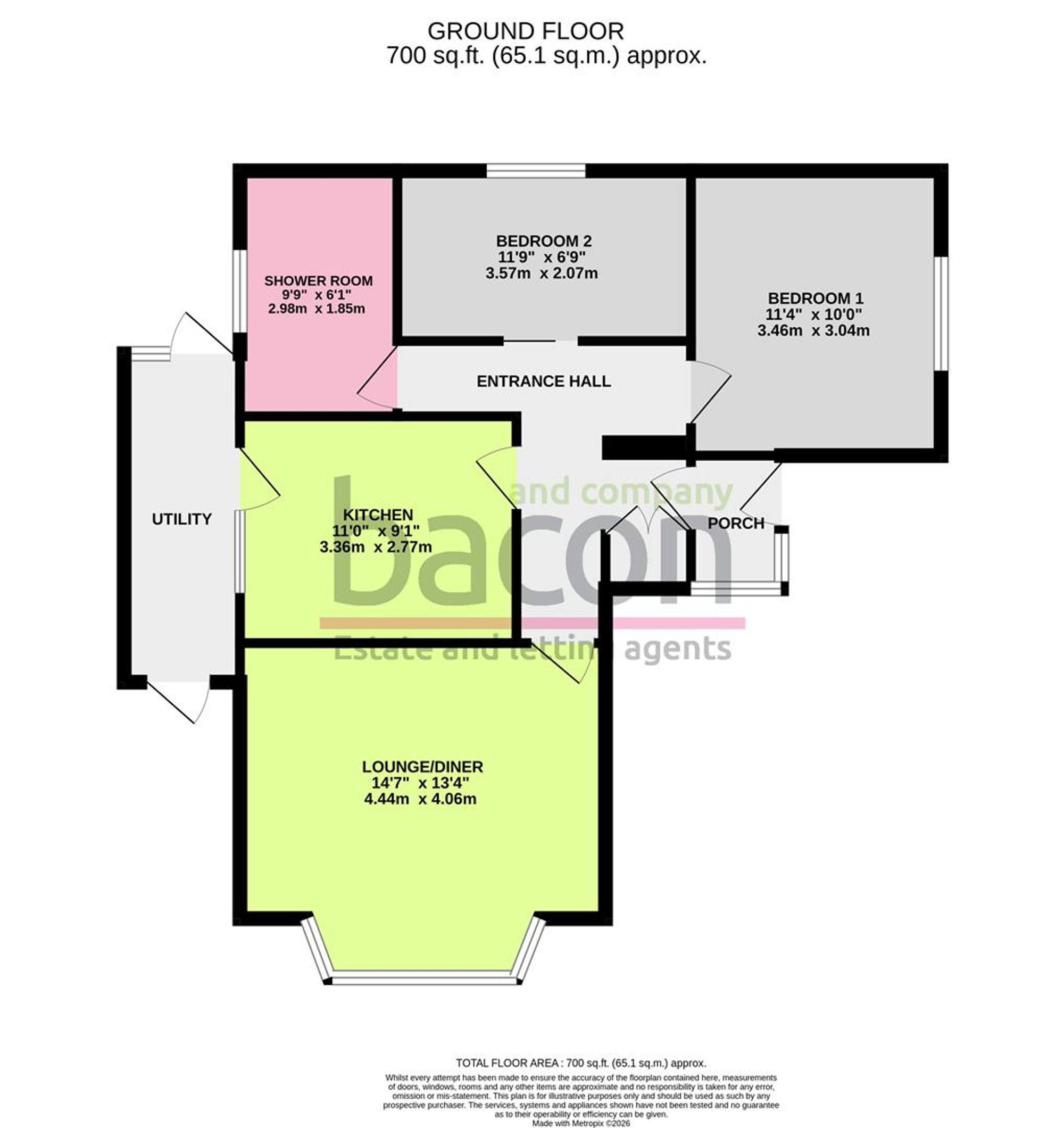 Floor Plan | House | 3 Howard Road, Sompting, Lancing, BN15 0LW | Sold - Subject to Contract