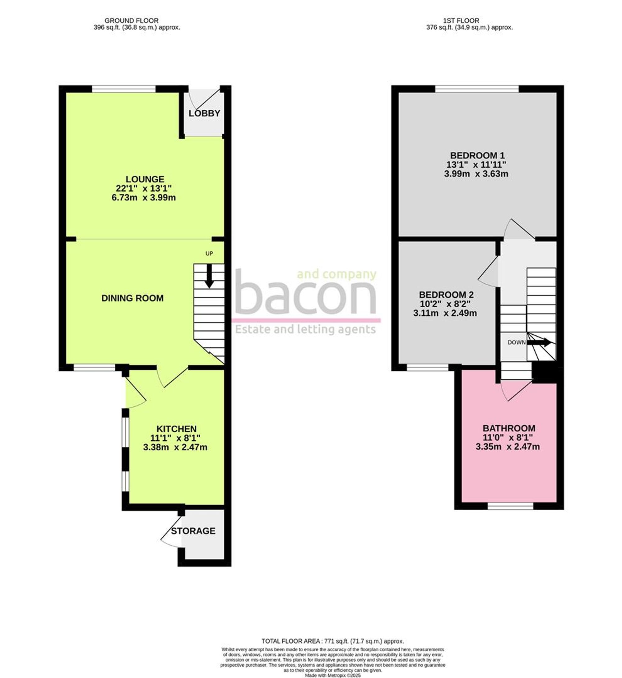 Floor Plan | House | 76 Sompting Road, Worthing, BN14 9EP | Sold - Subject to Contract