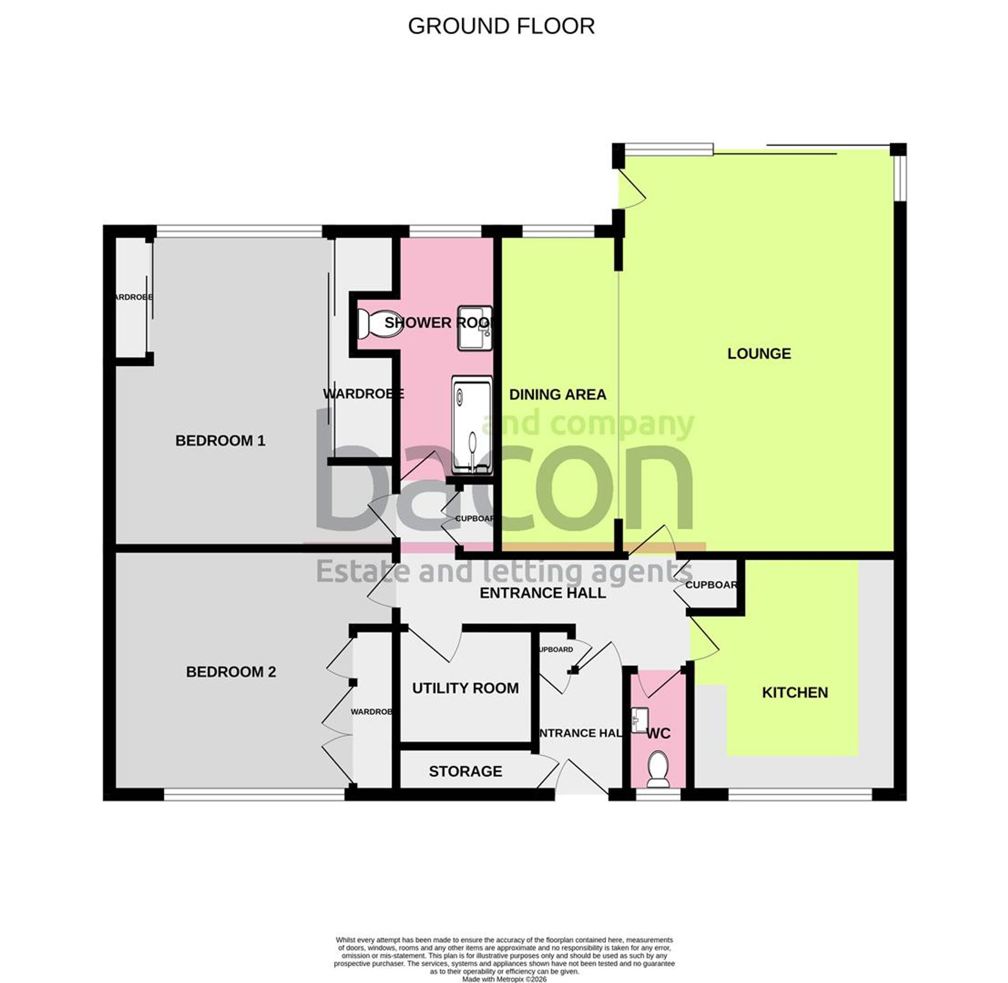 Floor Plan | Apartment | 4 The Rowans, Worthing, BN11 5AT | For Sale
