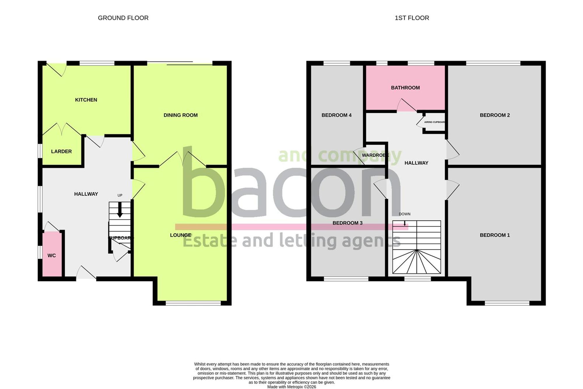 Floor Plan | House | 13 Hurst Avenue, Worthing, BN11 5NY | Sold - Subject to Contract