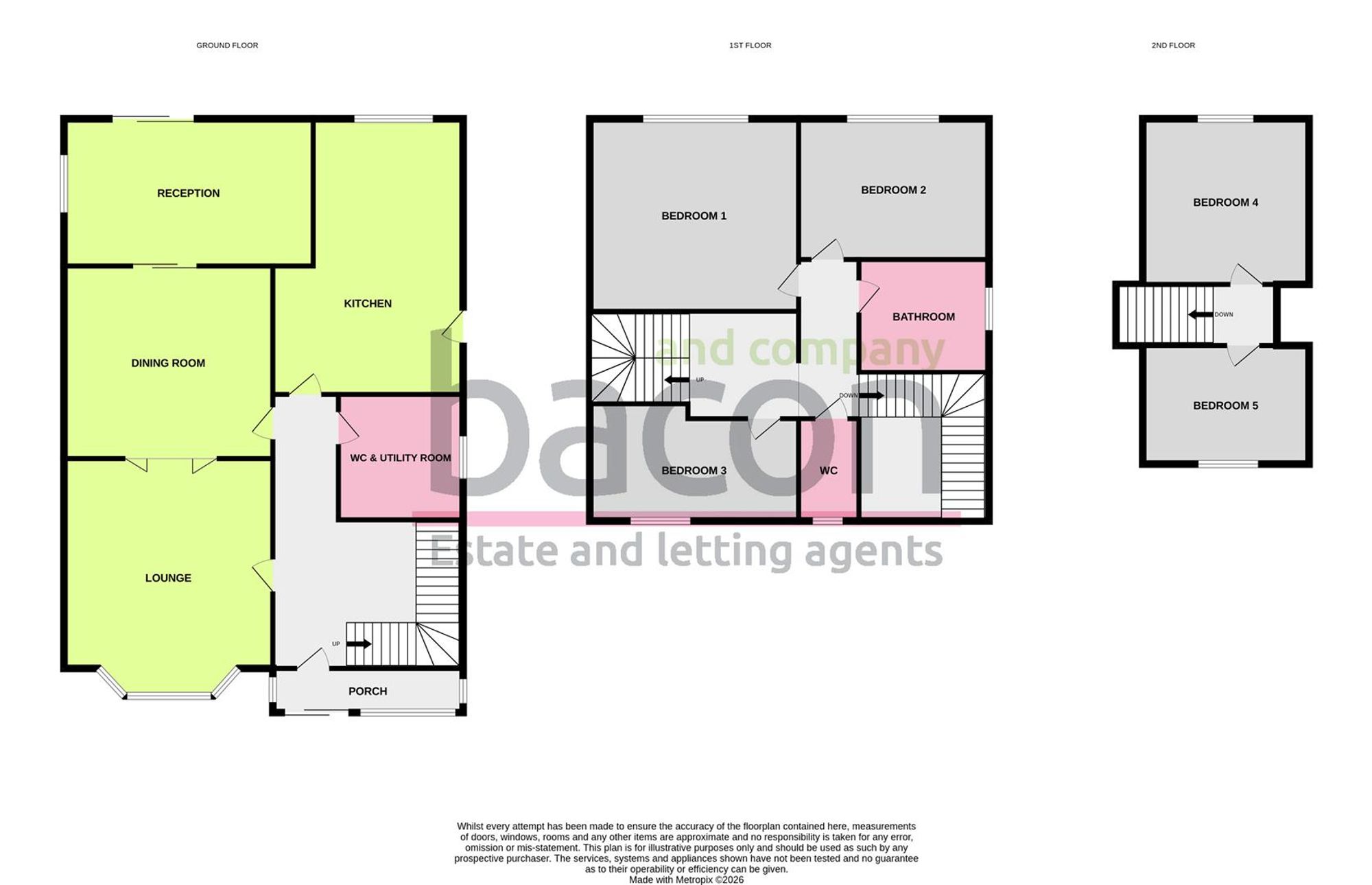 Floor Plan | House | 43 Church Road, Worthing, BN13 1EX | Sold - Subject to Contract