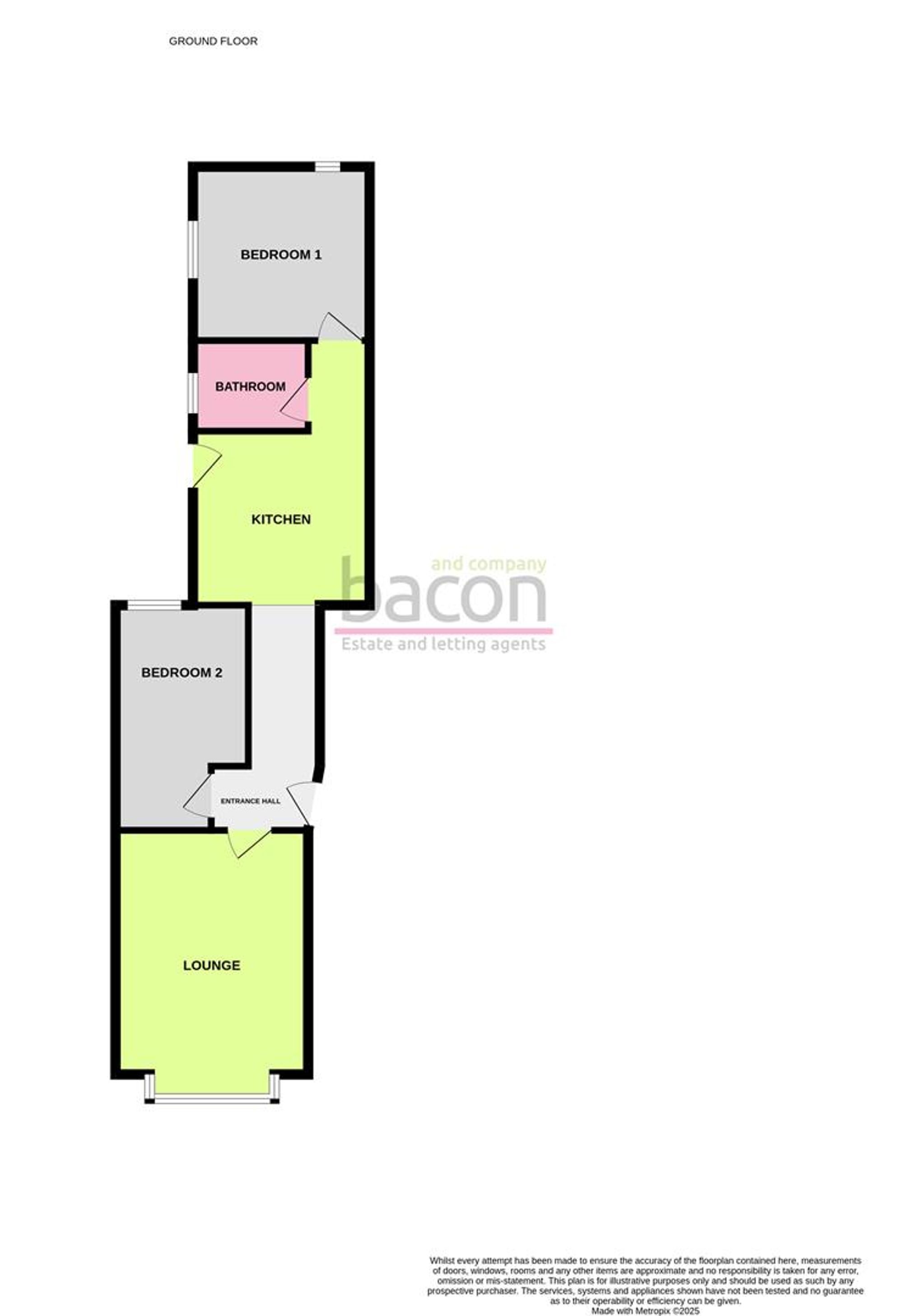 Floor Plan | Flat | Flat 1, 31 Eriswell Road, Worthing, BN11 3HP | For Sale