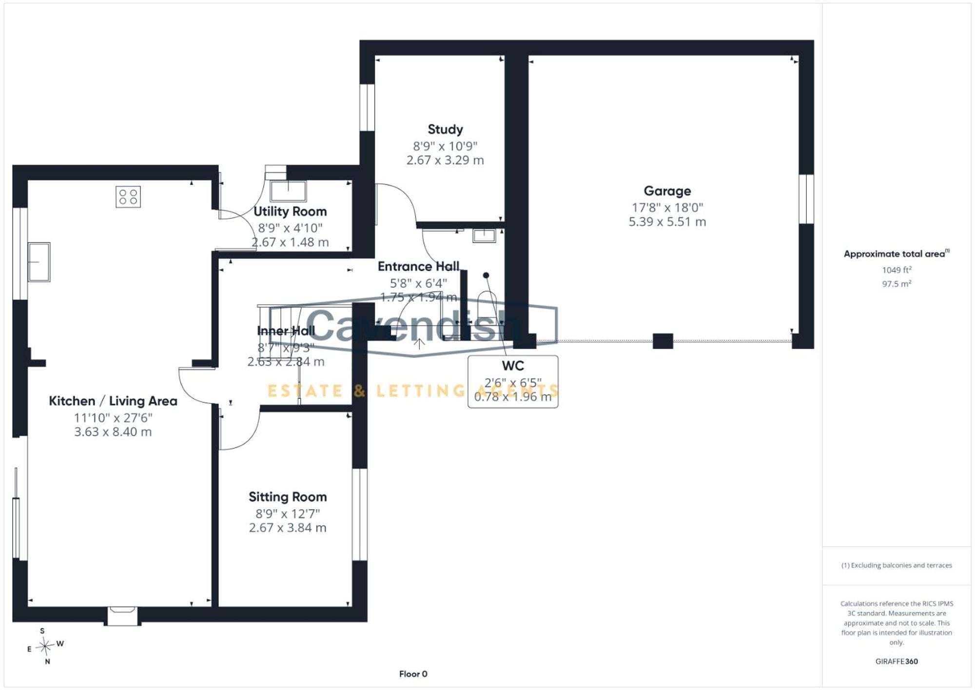 Floor plan — Chapel Street, Holt, LL13
