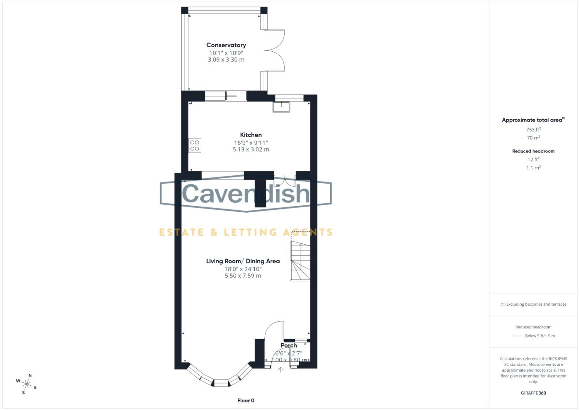 Floor plan — Totland Grove, Chester, CH2