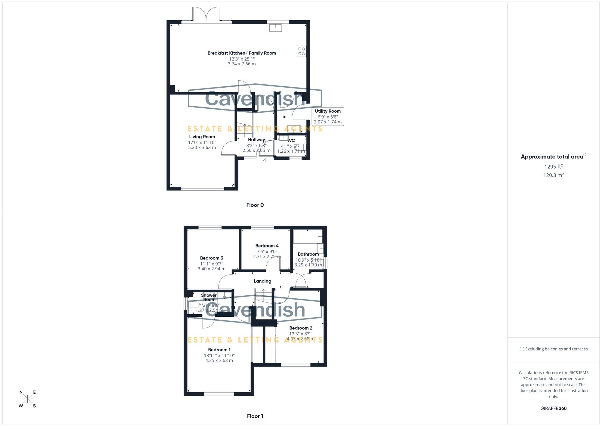 Floor plan — Overlea Drive, Hawarden, CH5