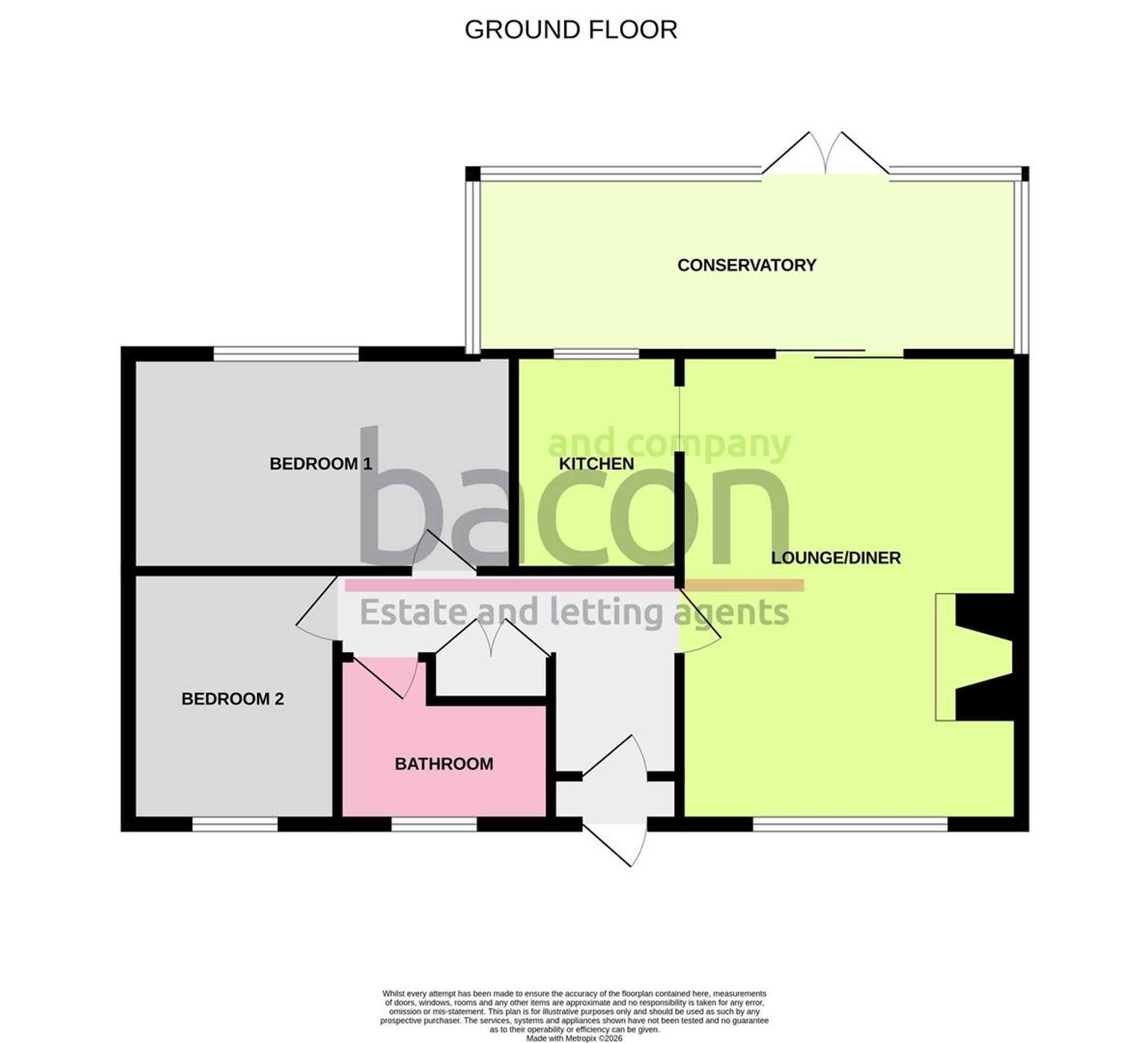 Floor Plan | Bungalow | 81 Coleridge Crescent, Goring-By-Sea, Worthing, BN12 6LU | For Sale