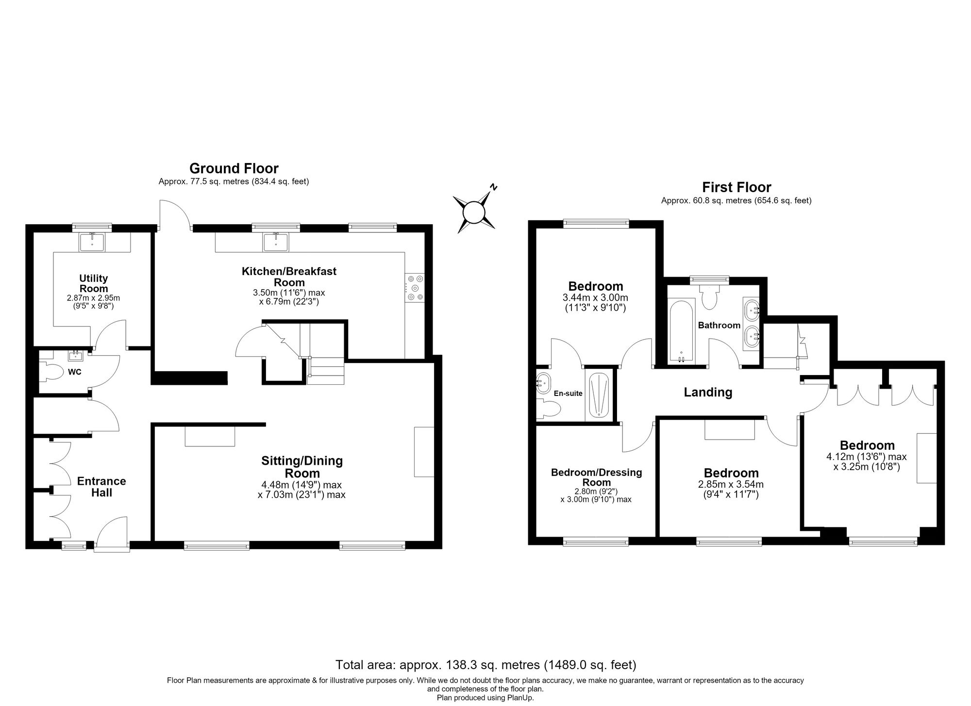 4 Bedroom House For Sale - Ashwell Common, Graveley, SG4 Floor Plan