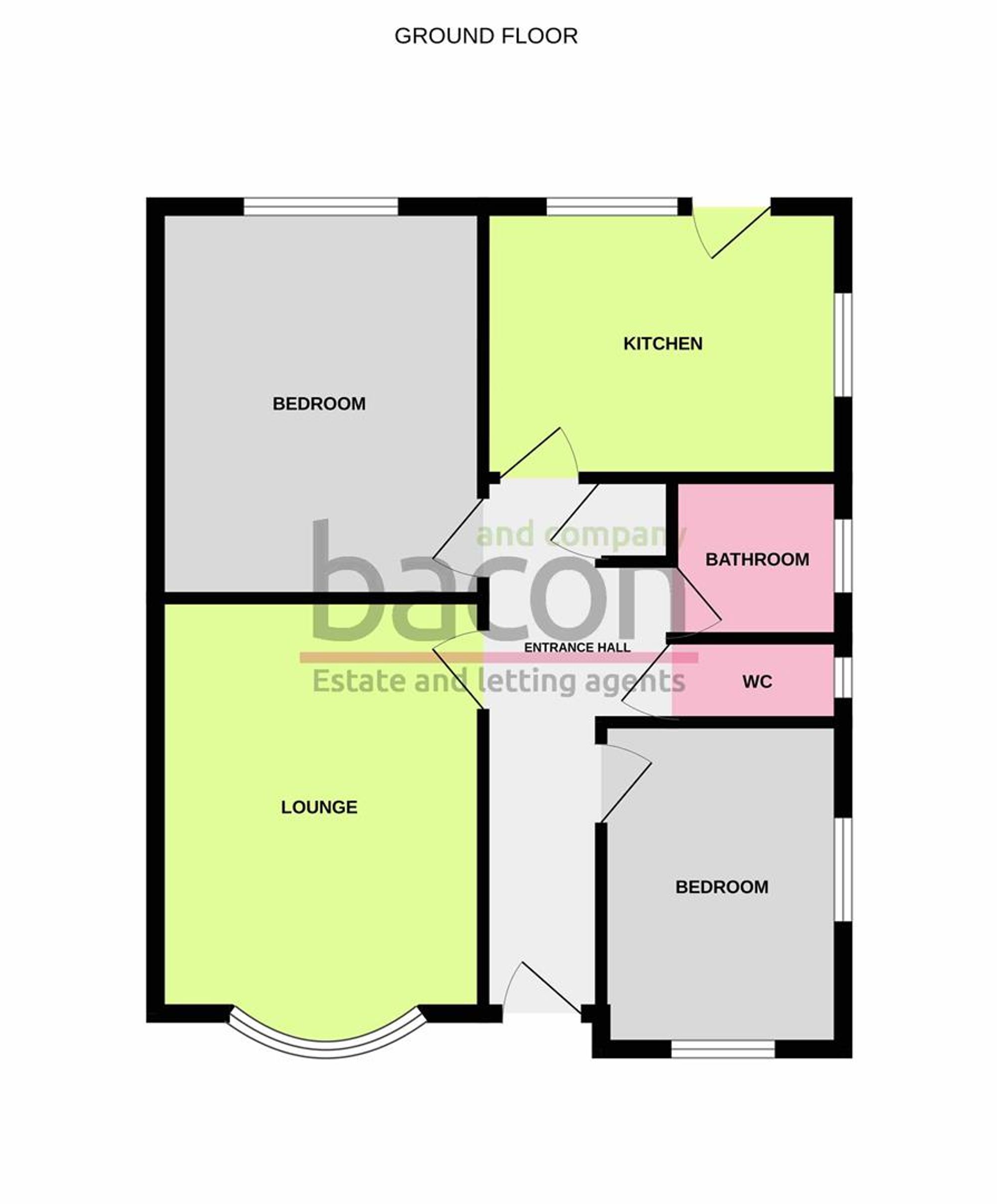 Floor Plan | Bungalow | 9 Keswick Close, Goring-By-Sea, Worthing, BN12 6JZ | Sold - Subject to Contract