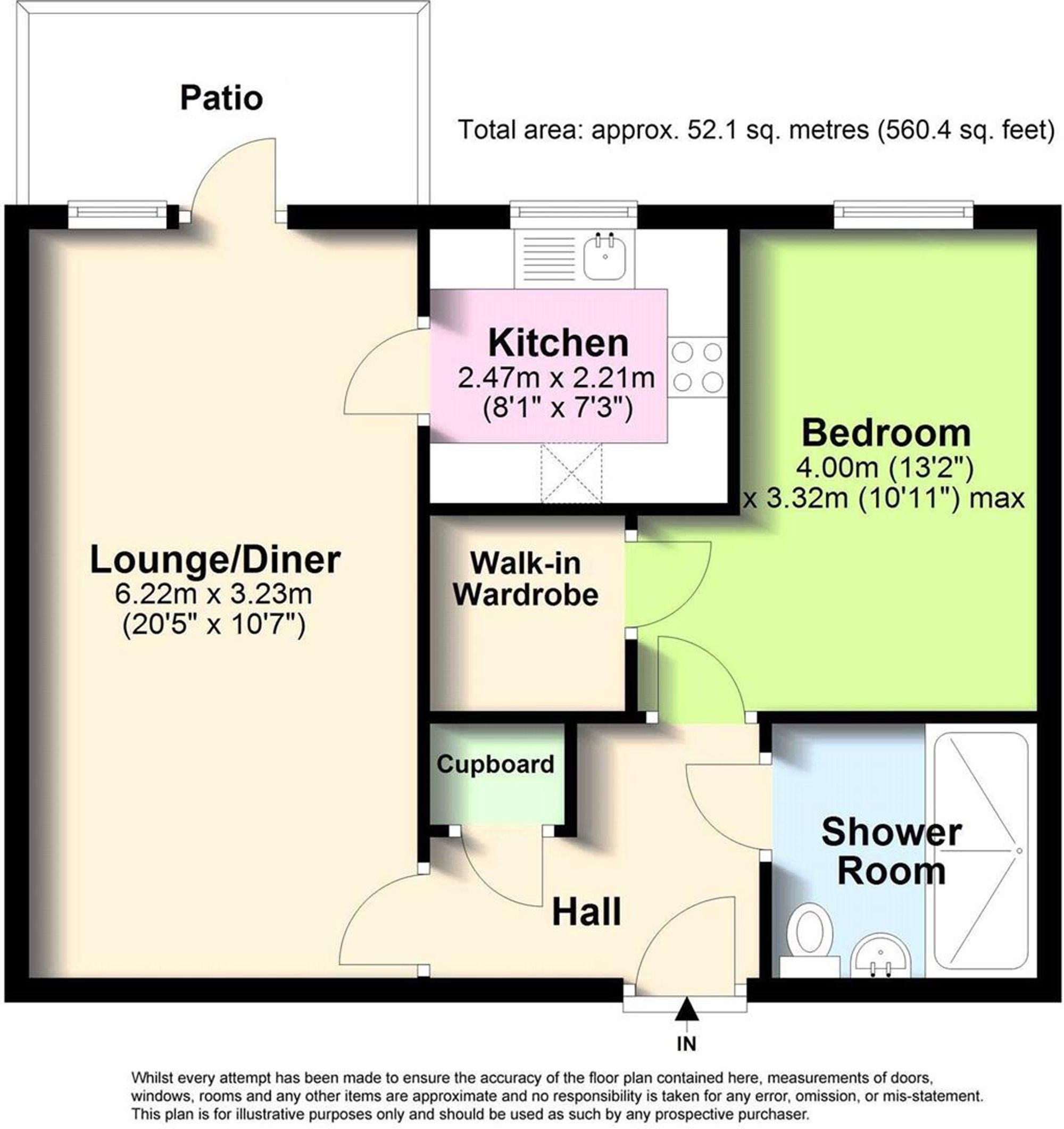 Floor Plan | Flat | 5 Triton House, 4 Heene Road, Worthing, BN11 3SD | For Sale