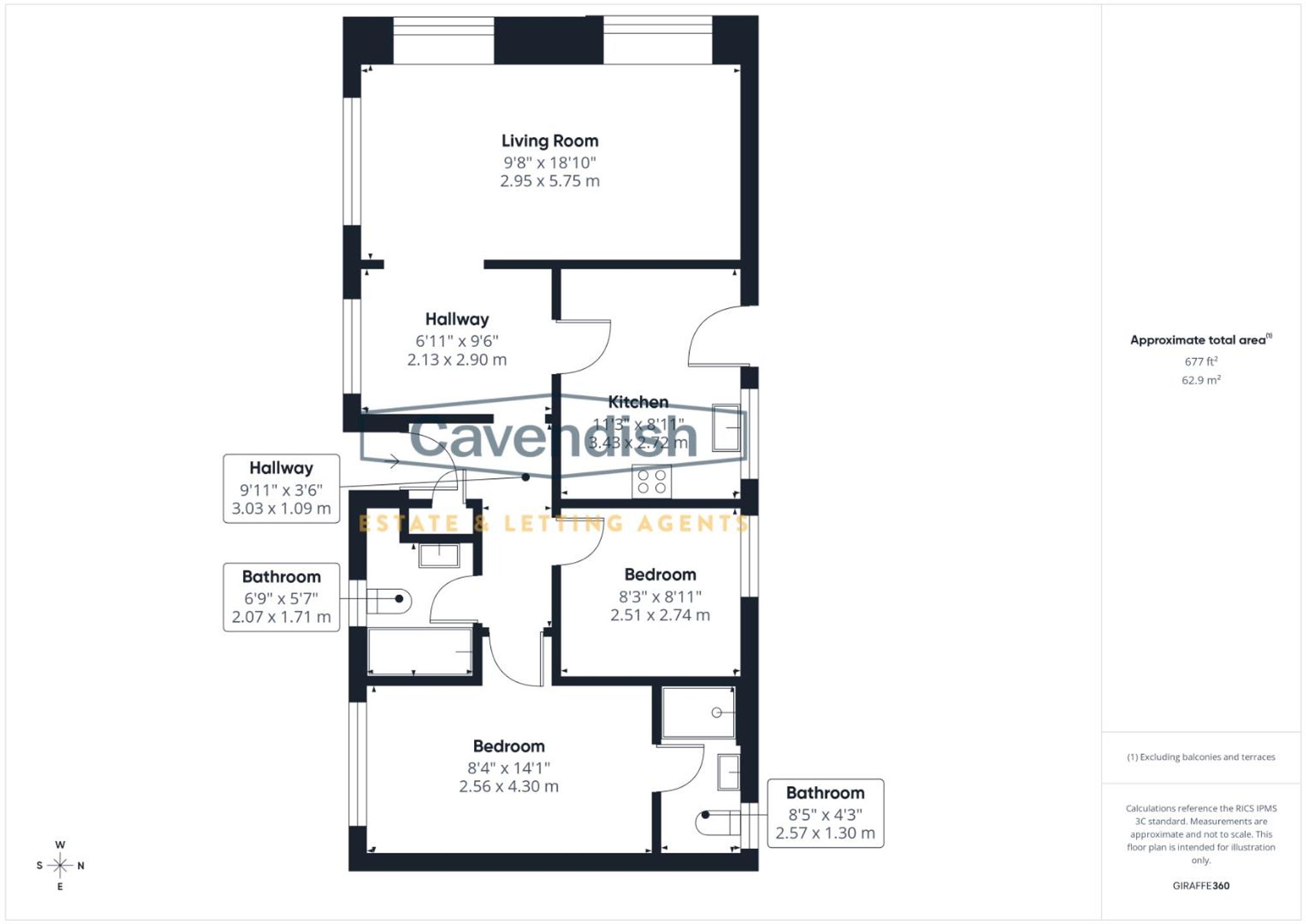 Floor plan — The Pines, Llanbedr Dyffryn Clwyd, LL15