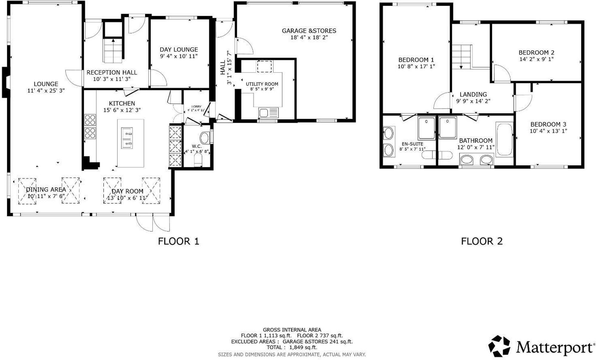 Floor plan — Llanfair Dyffryn Clwyd, Ruthin, LL15