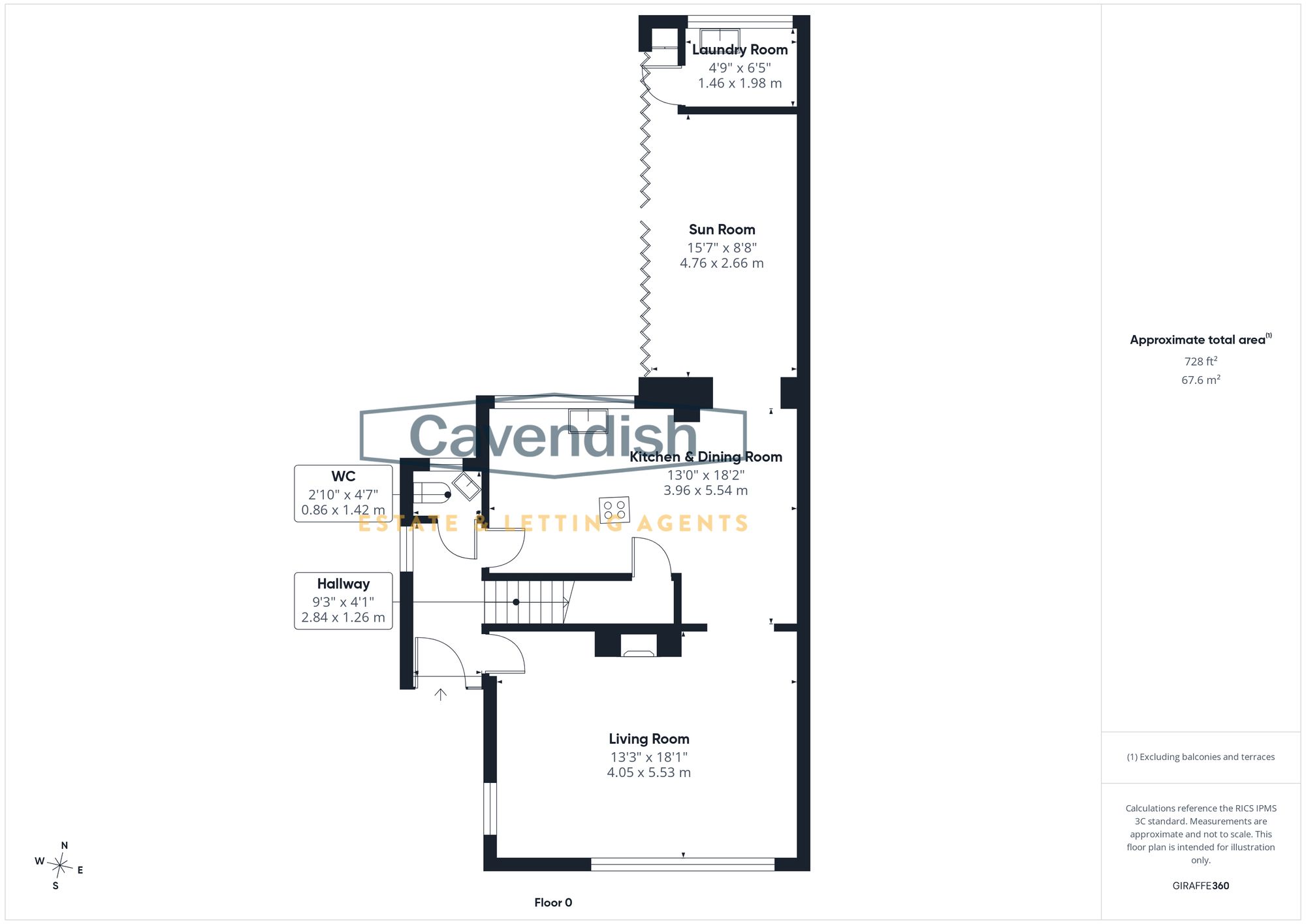 Floor plan — East Close, Mynydd Isa, CH7