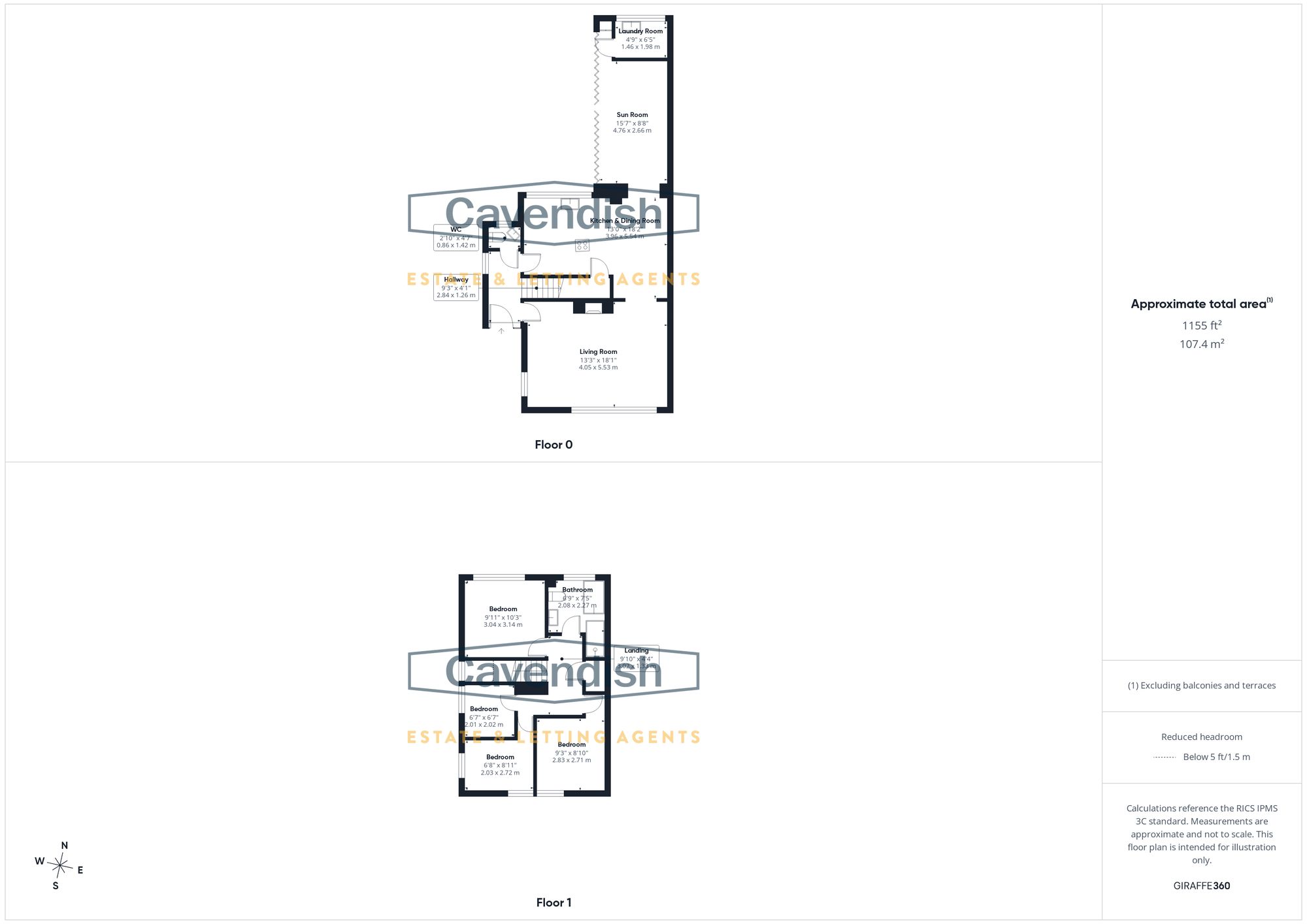 Floor plan — East Close, Mynydd Isa, CH7