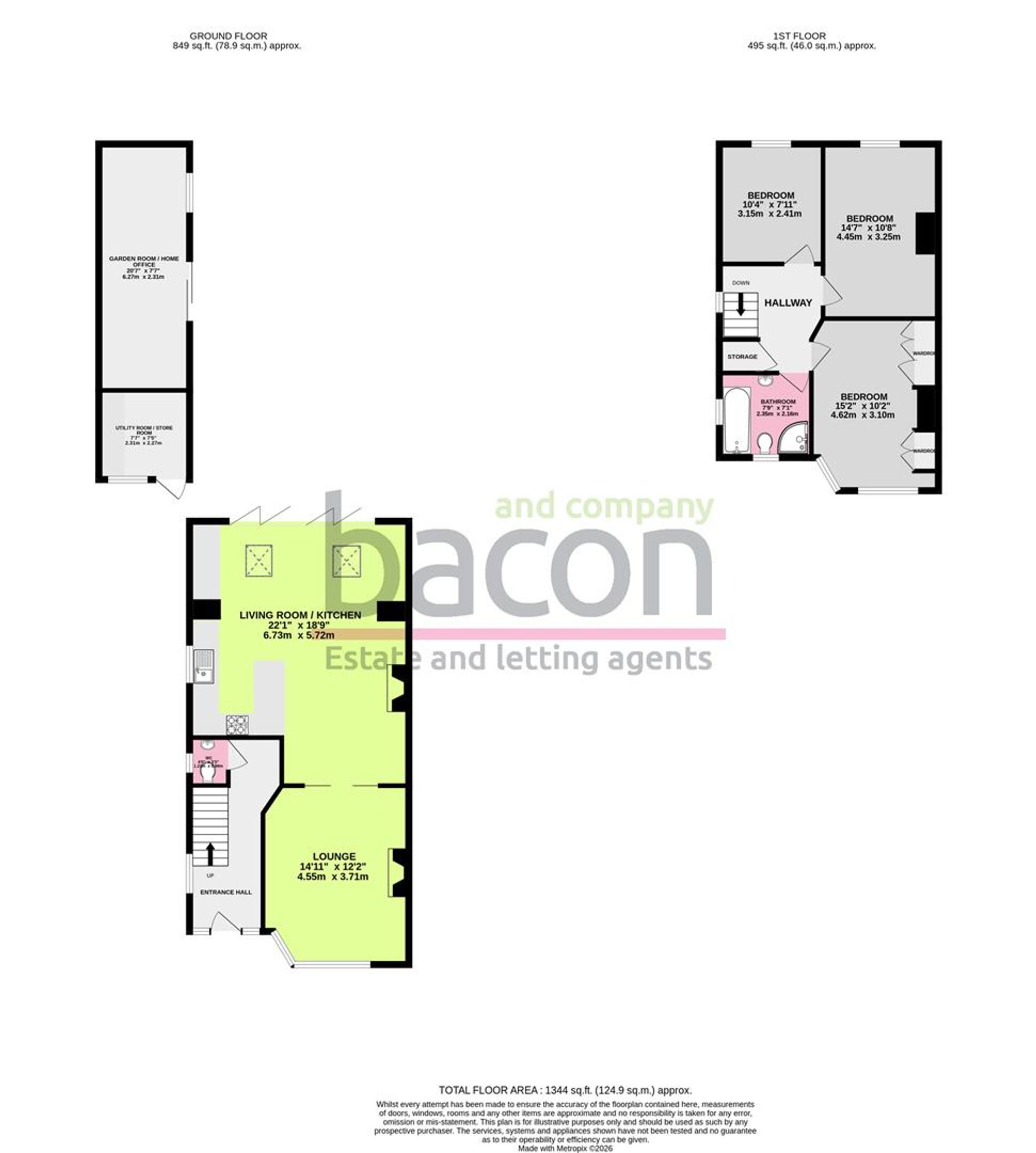 Floor Plan | House | 28 Rectory Gardens, Worthing, BN14 7TE | For Sale