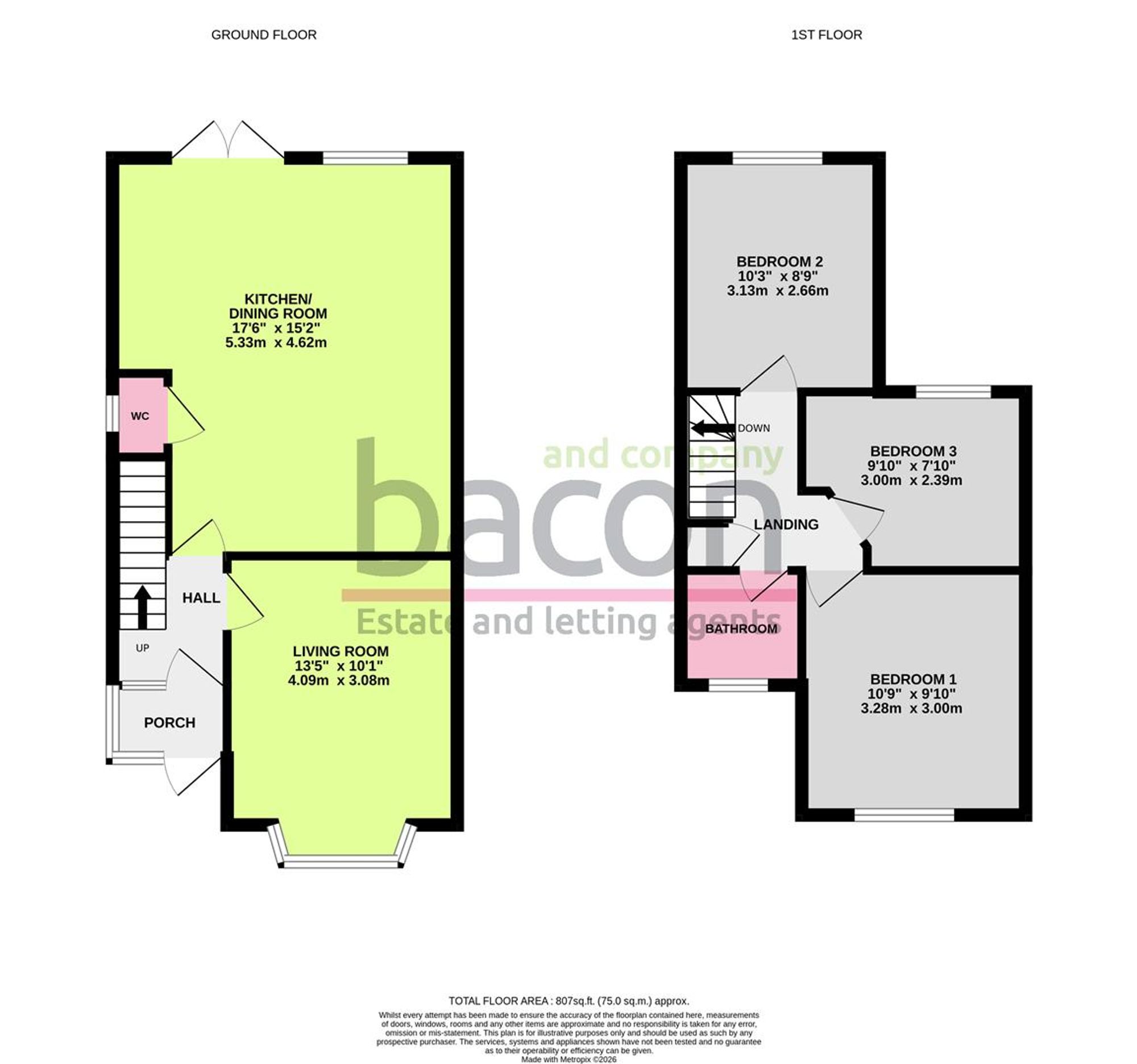Floor Plan | House | 28 Hadley Avenue, Worthing, BN14 9HB | For Sale