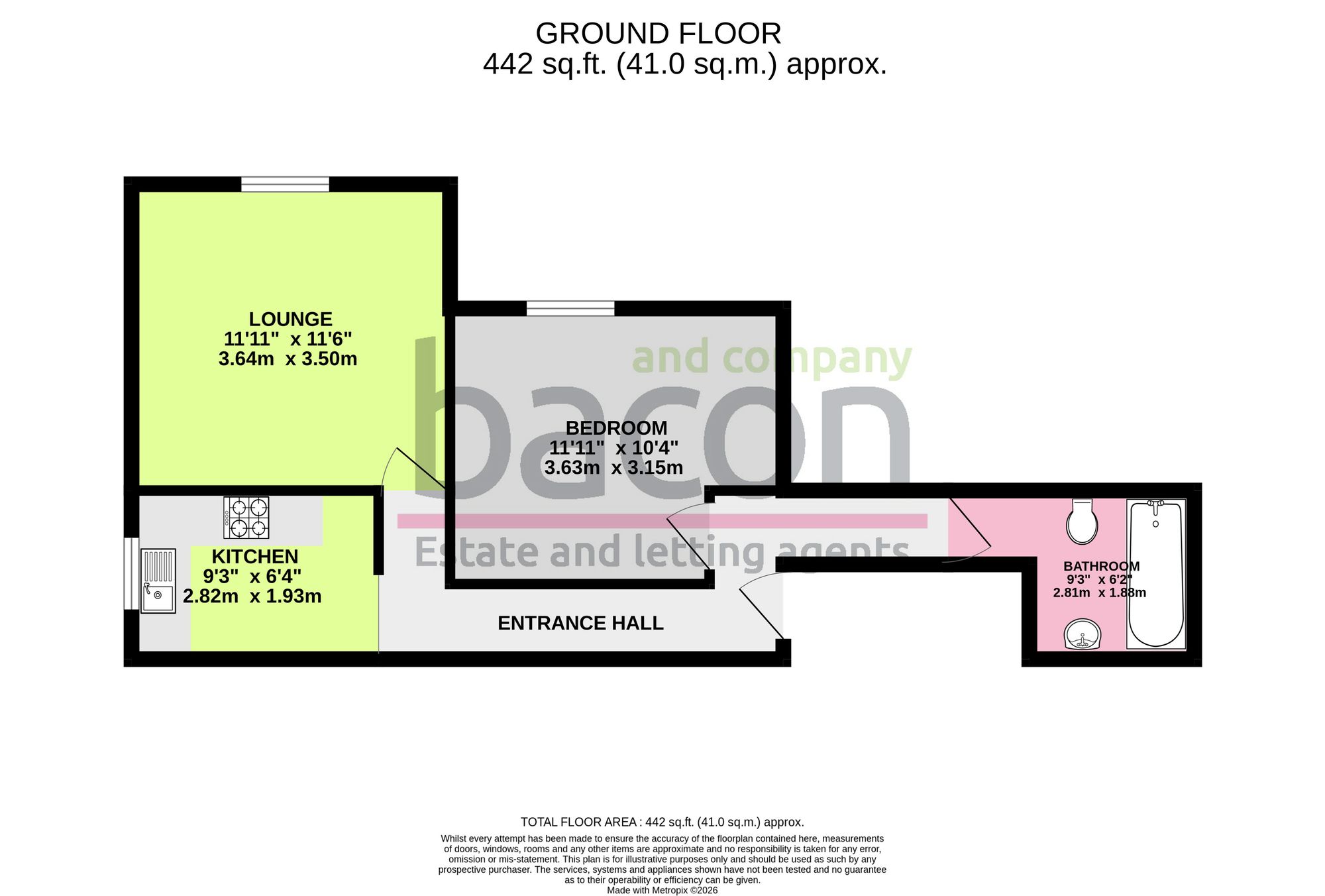 Floor Plan | Flat | Flat 9, St. Thomas's Court 82-84 St. Lawrence Avenue, Worthing, BN14 7JJ | For Sale