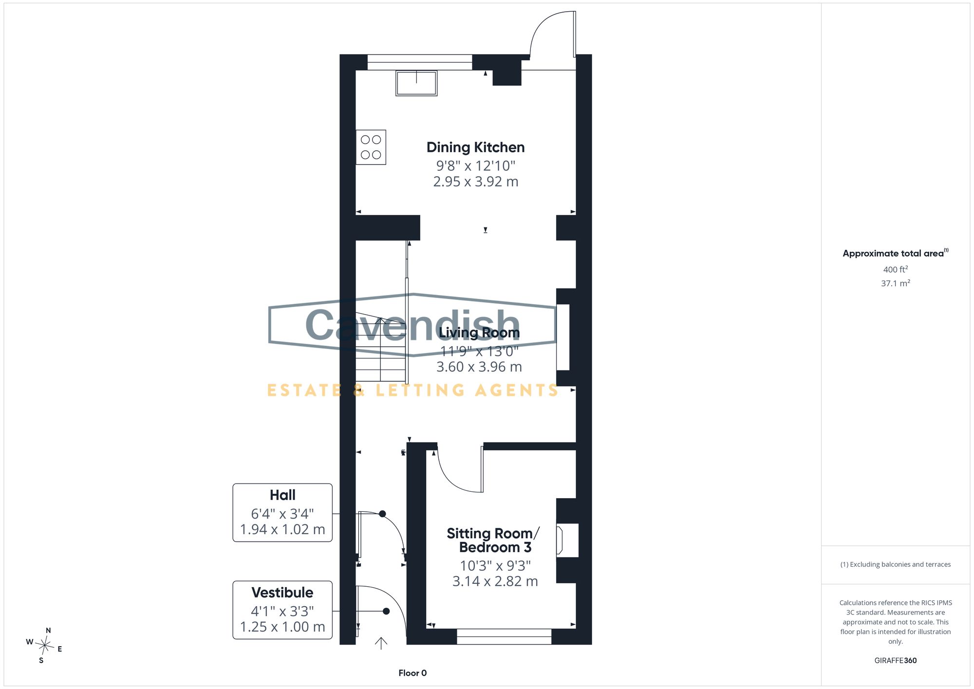 Floor plan — Cuppin Street, Chester, CH1