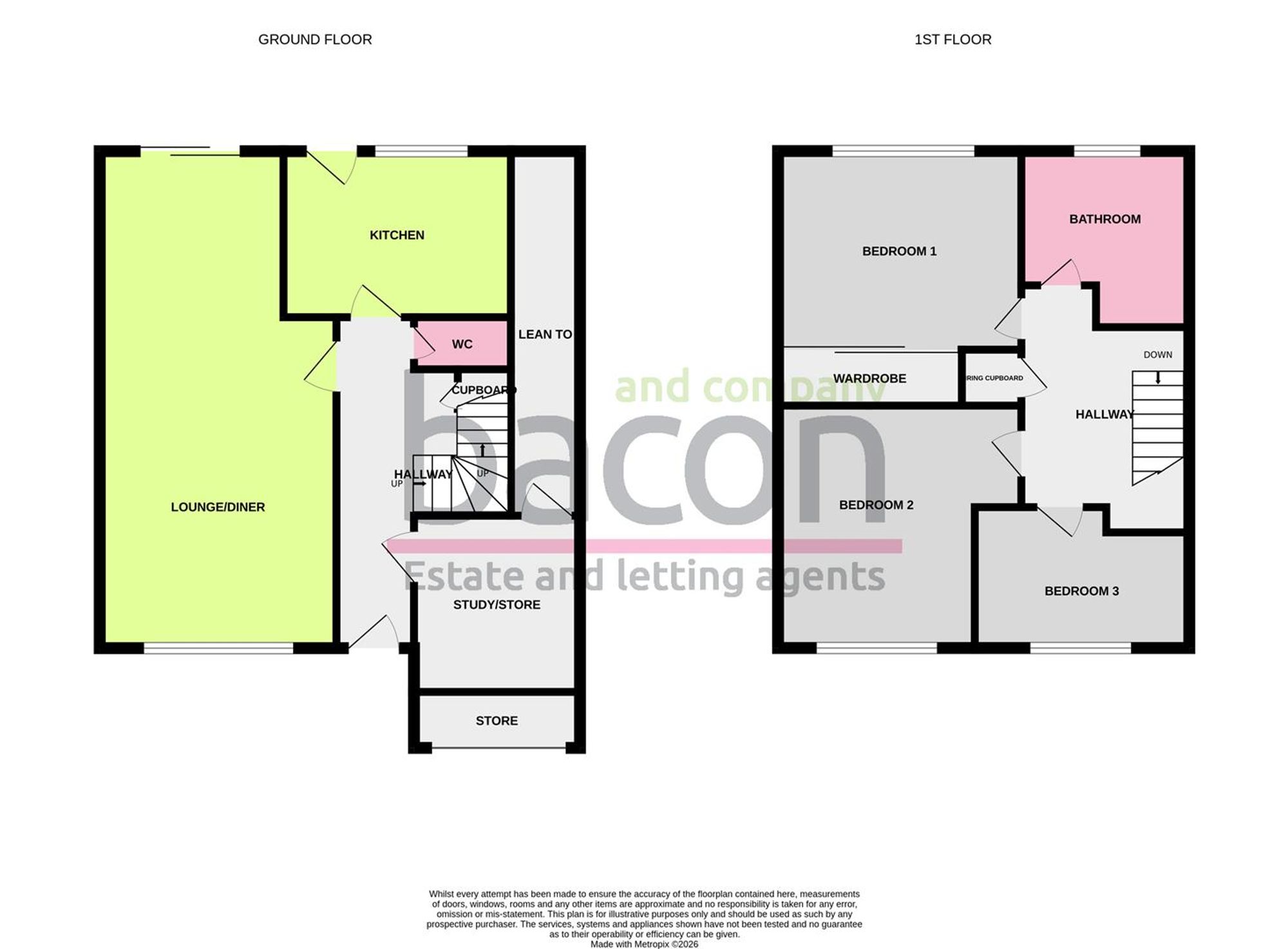 Floor Plan | House | 4 Colne Close, Worthing, BN13 3LP | For Sale