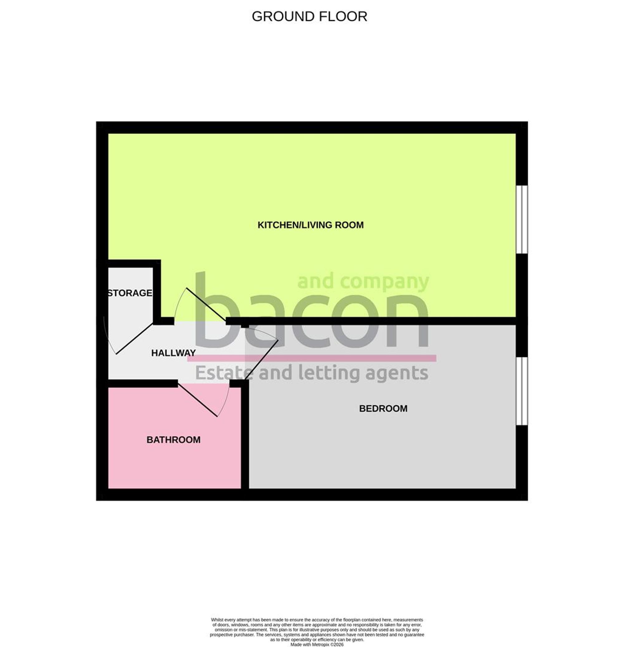 Floor Plan | Flat | Flat 87, Columbia House, 4 Romany Road, Worthing, BN13 3YS | For Sale