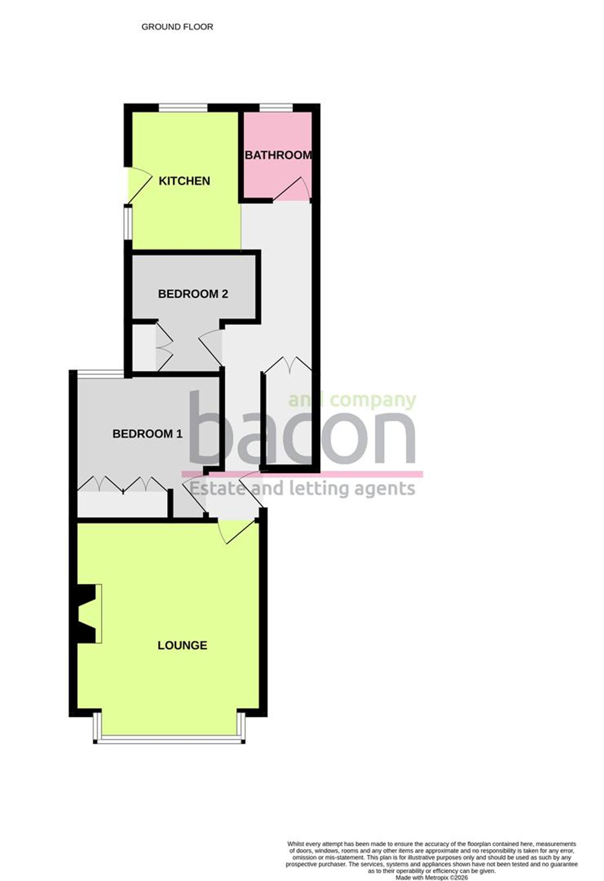 Floor Plan | Flat | 16 Browning Road, Worthing, BN11 4NS | Sold - Subject to Contract