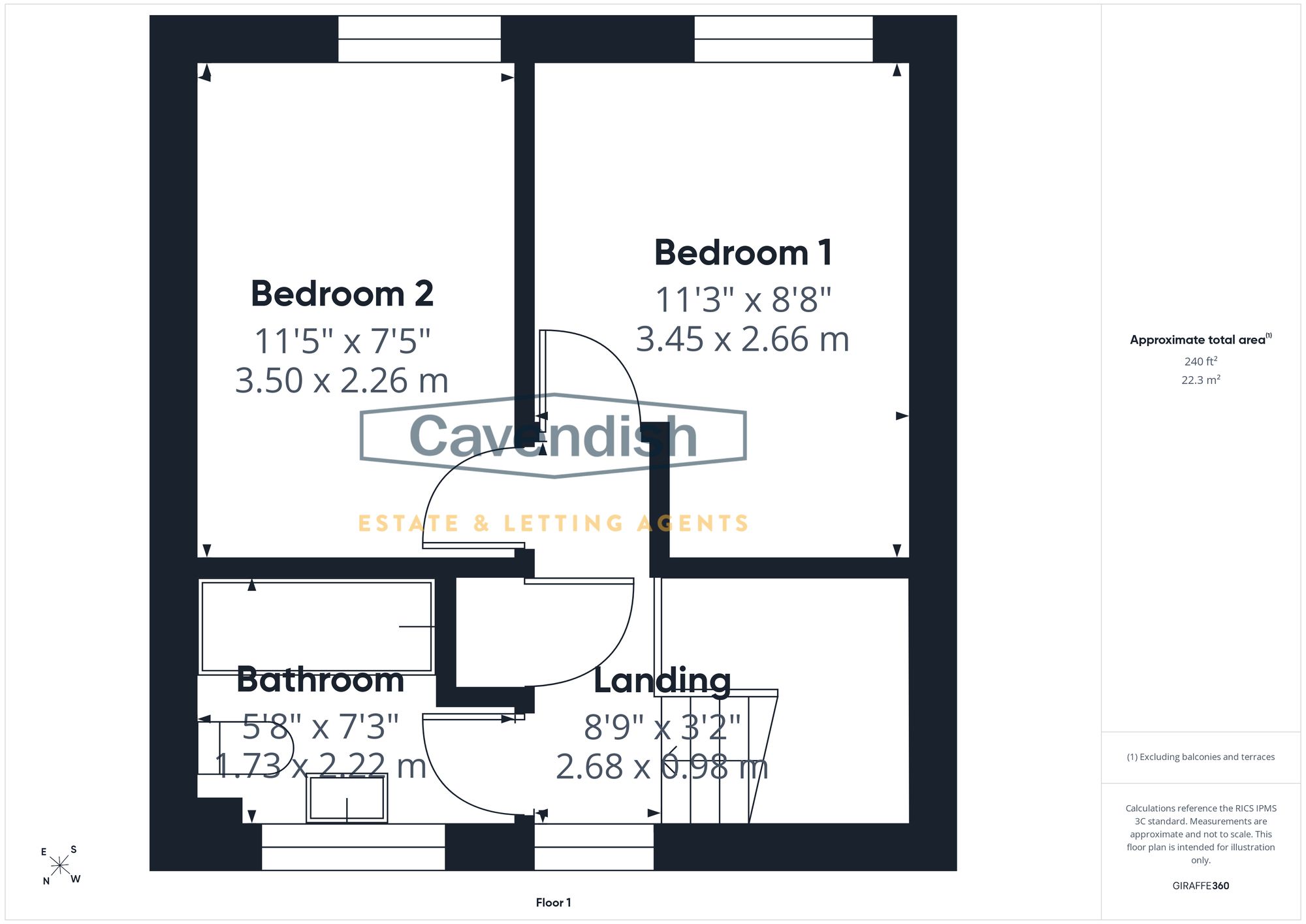 Floor plan — Northgate Avenue, Northgate Village, Chester
