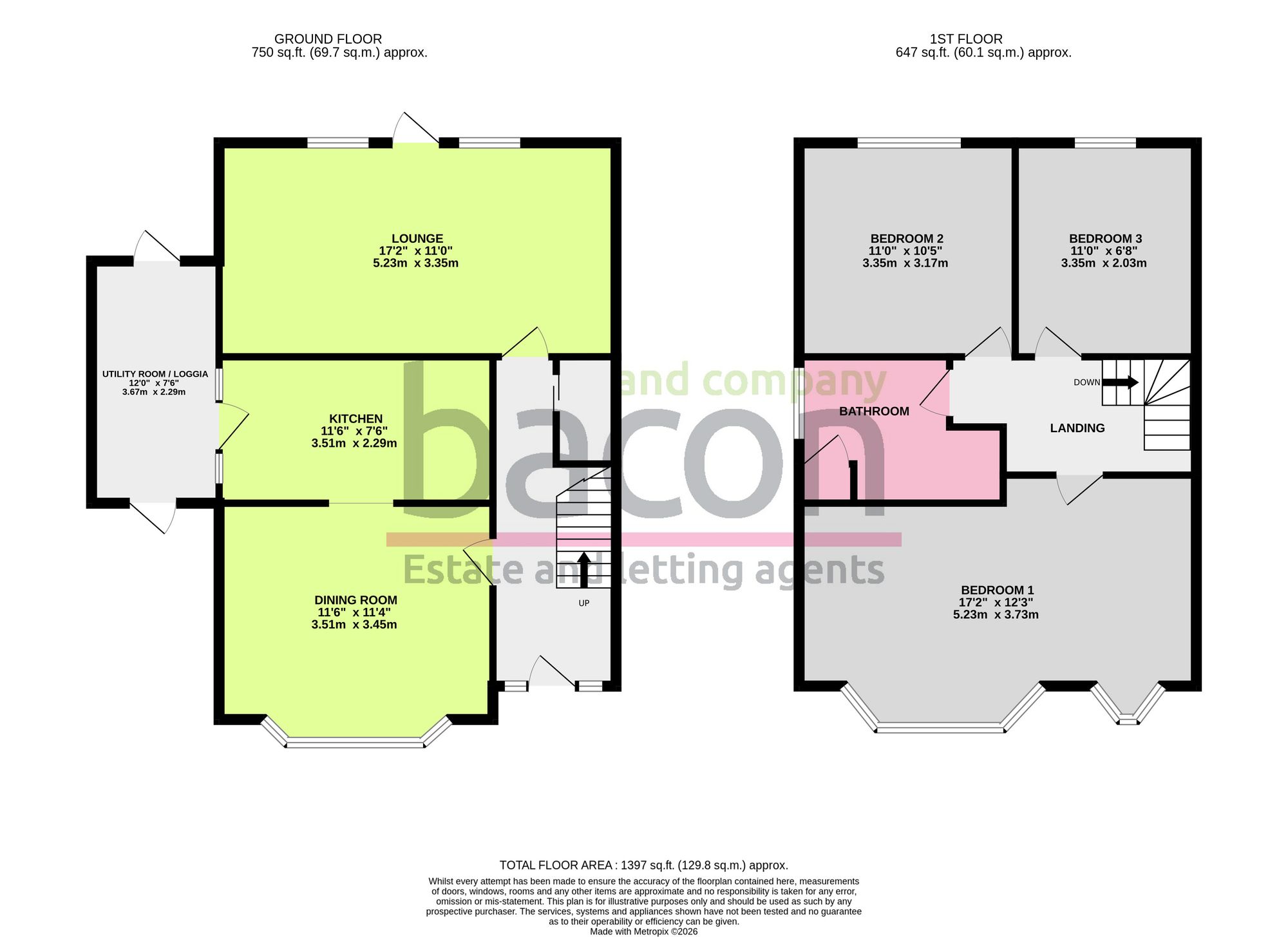 Floor Plan | House | 41 Gerald Road, Worthing, BN11 5QQ | For Sale