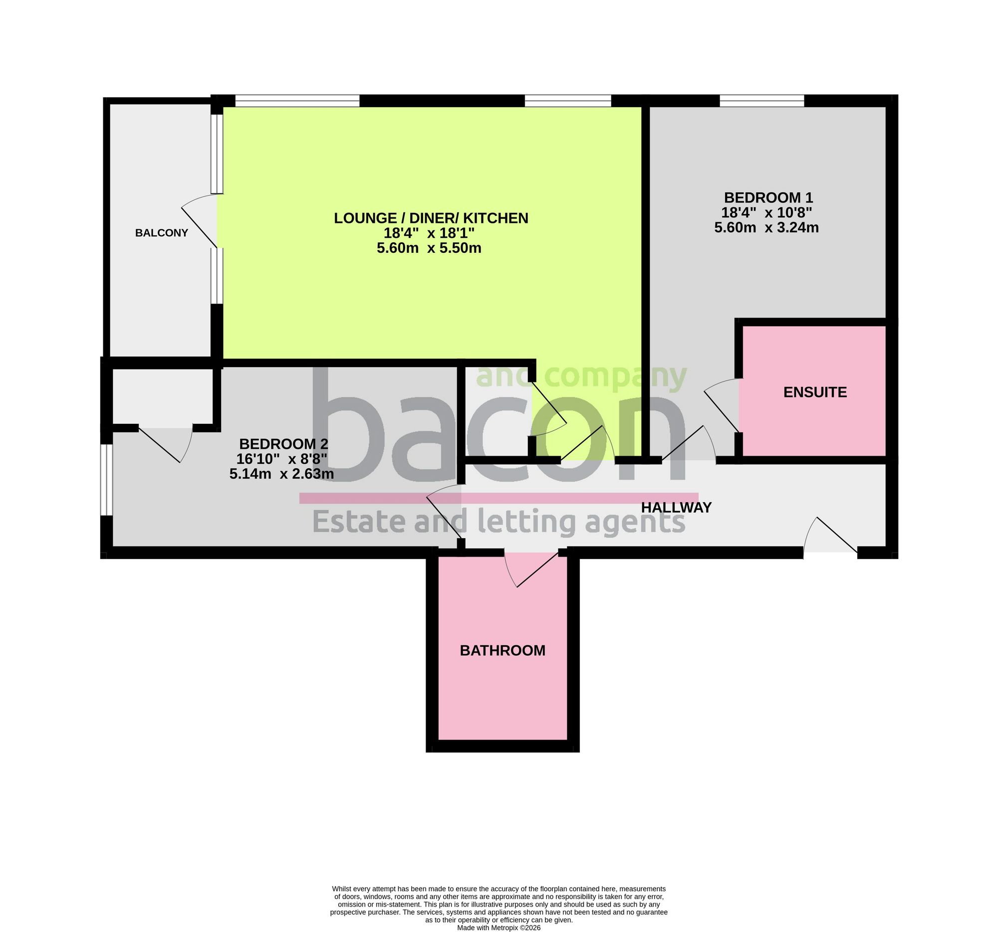 Floor Plan | Flat | 3 Causeway Place, 1A The Causeway, Worthing, BN12 6FP | For Sale