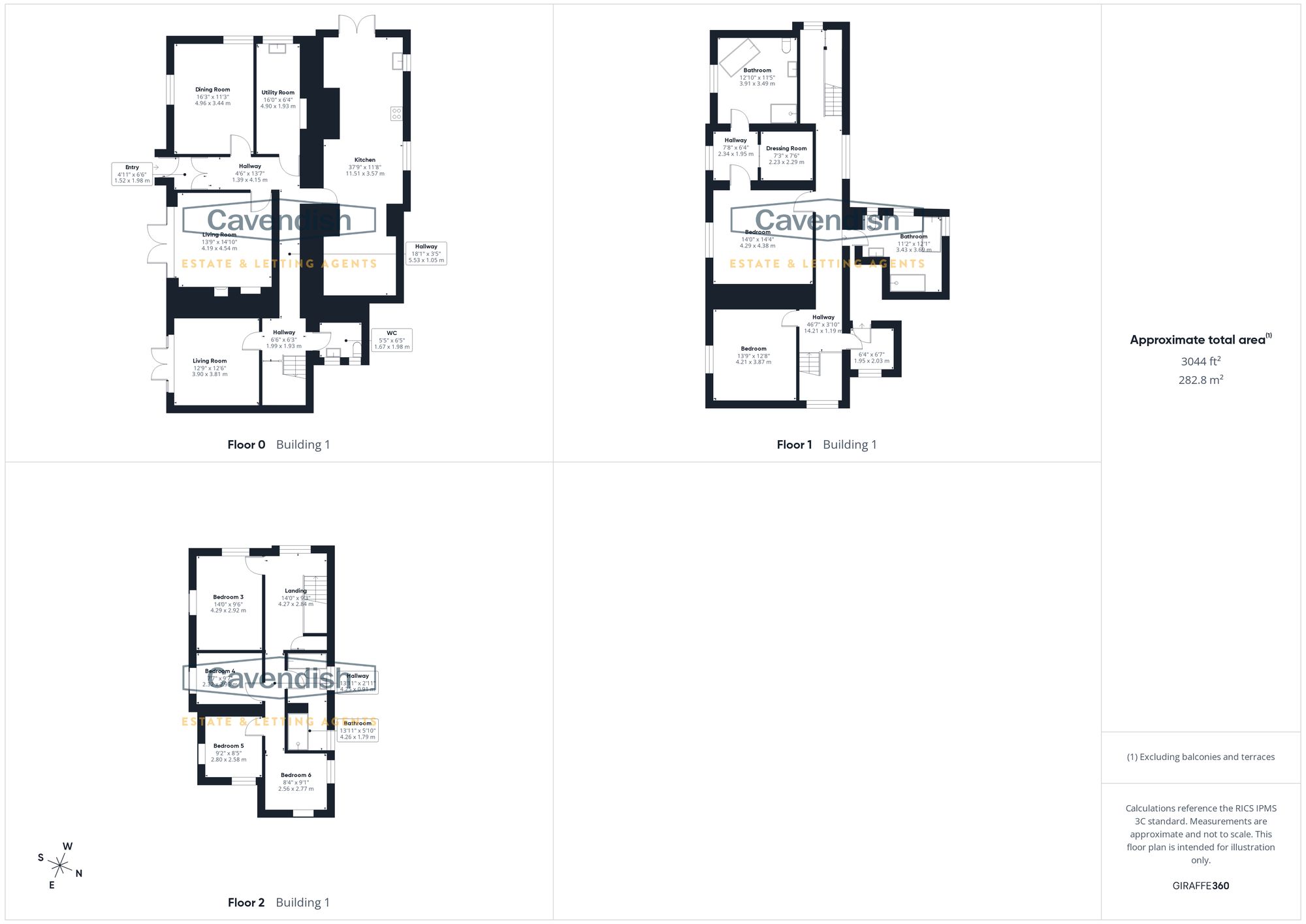 Floor plan — Holywell Road, Rhuallt, LL17