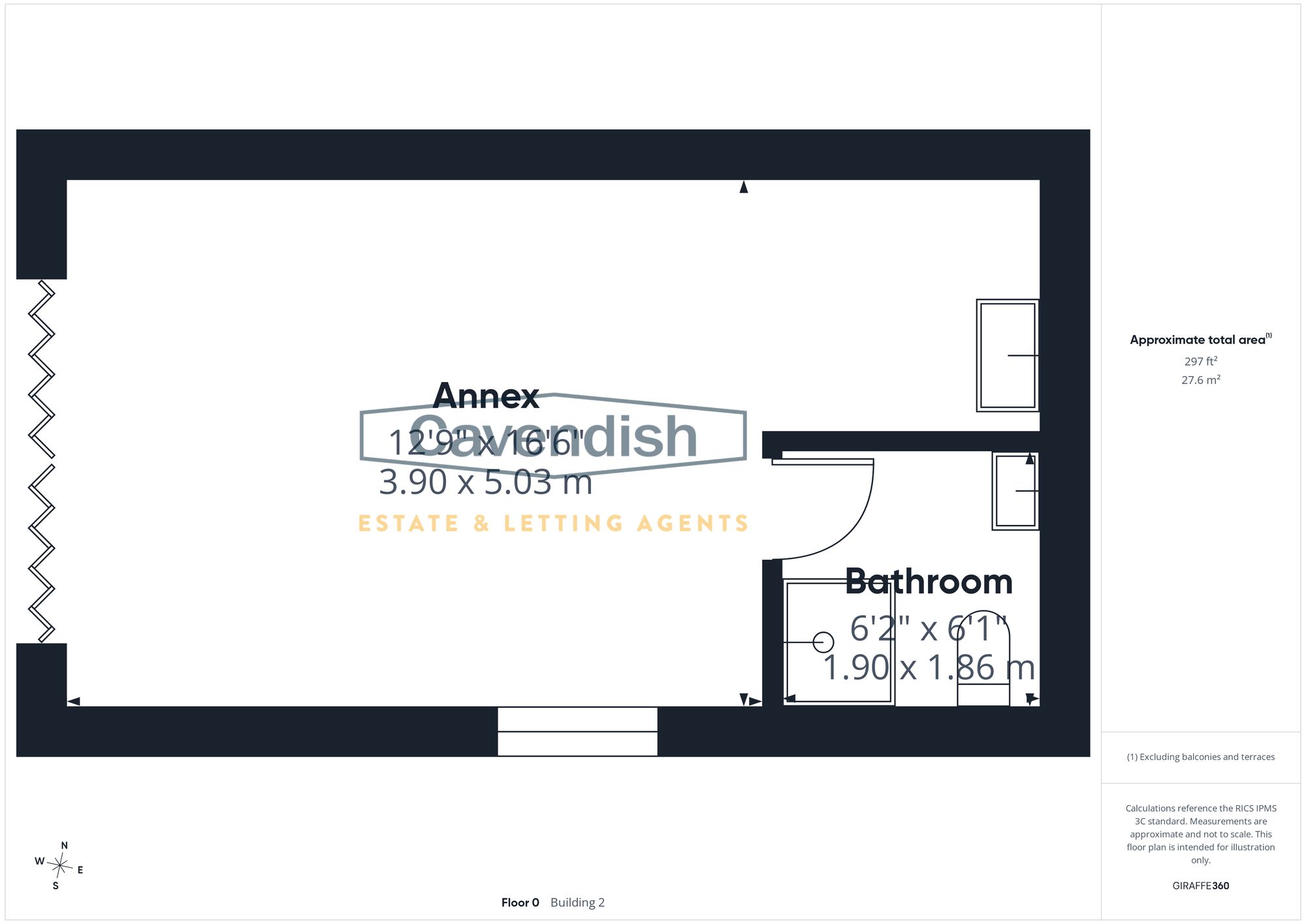 Floor plan — Holywell Road, Rhuallt, LL17