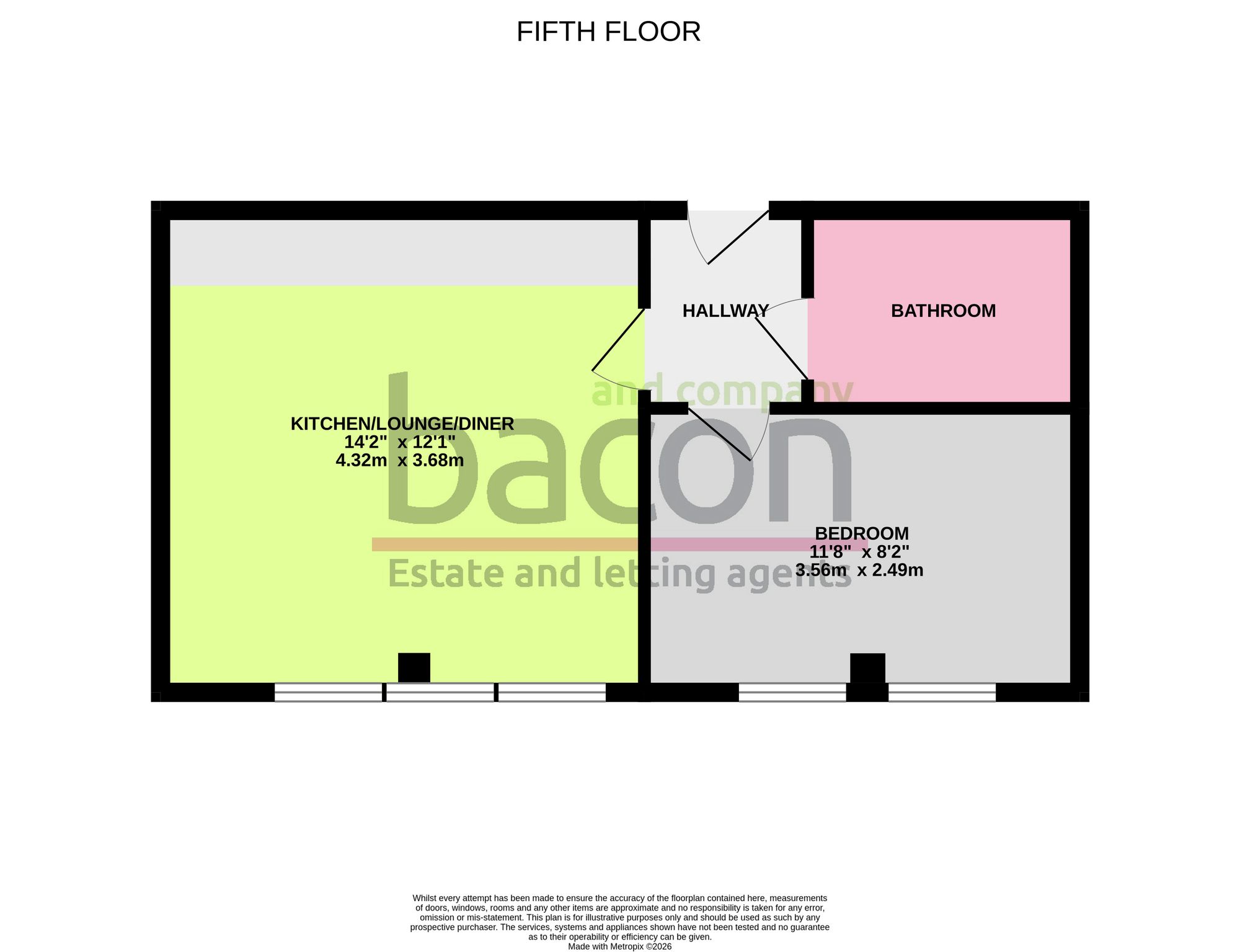 Floor Plan | Flat | 57 Westmoreland House, 27 Strand Parade, Worthing, BN12 6FQ | For Sale