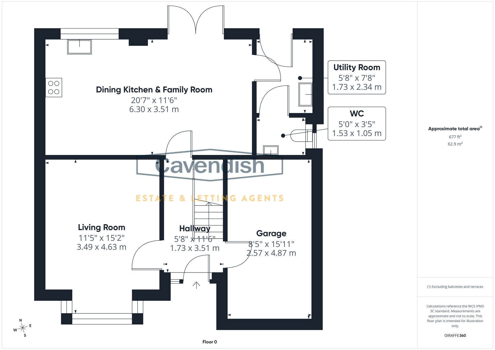 Floor plan — Evans Court, Broughton, CH4