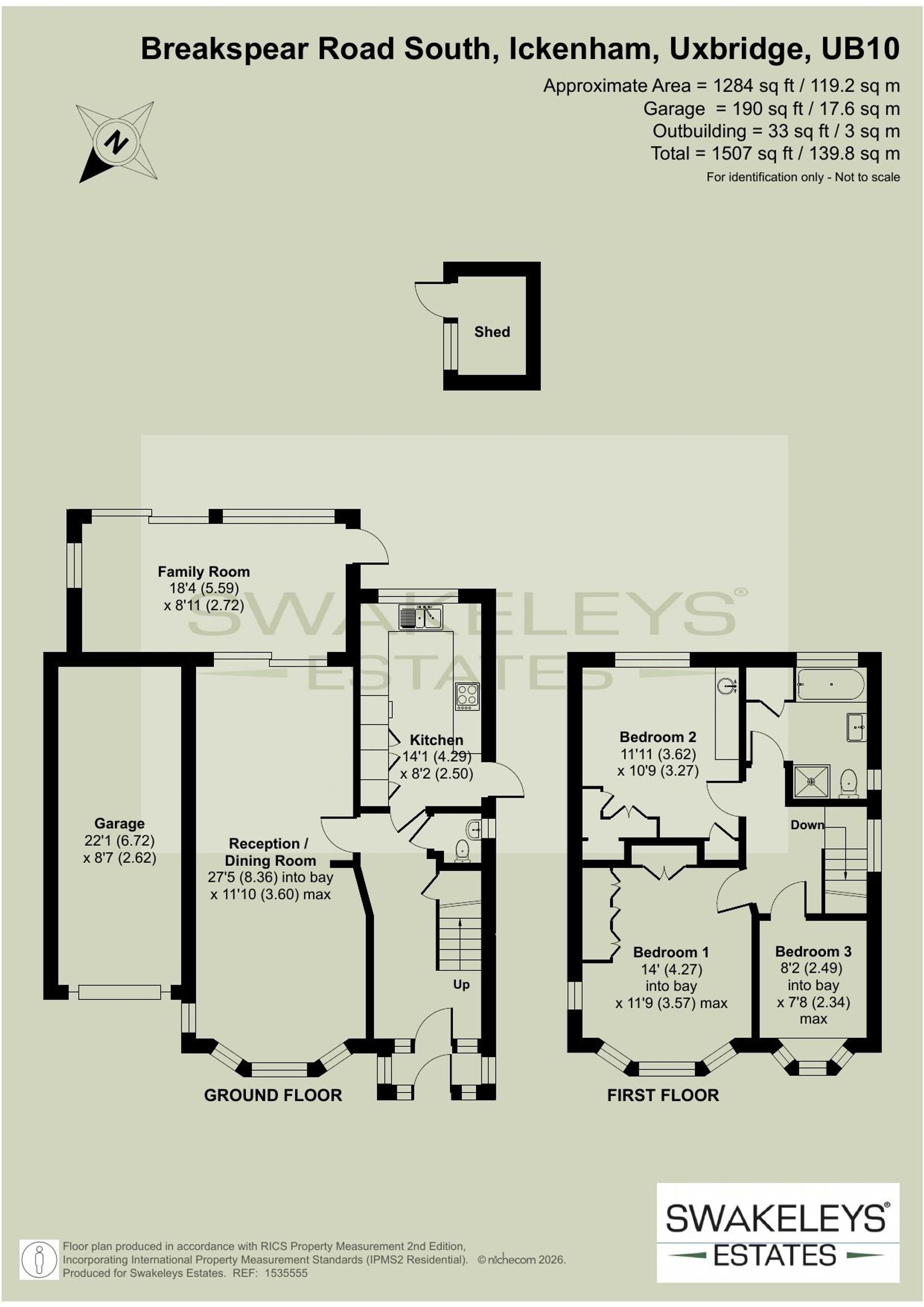 Floor plan for Breakspear Road South