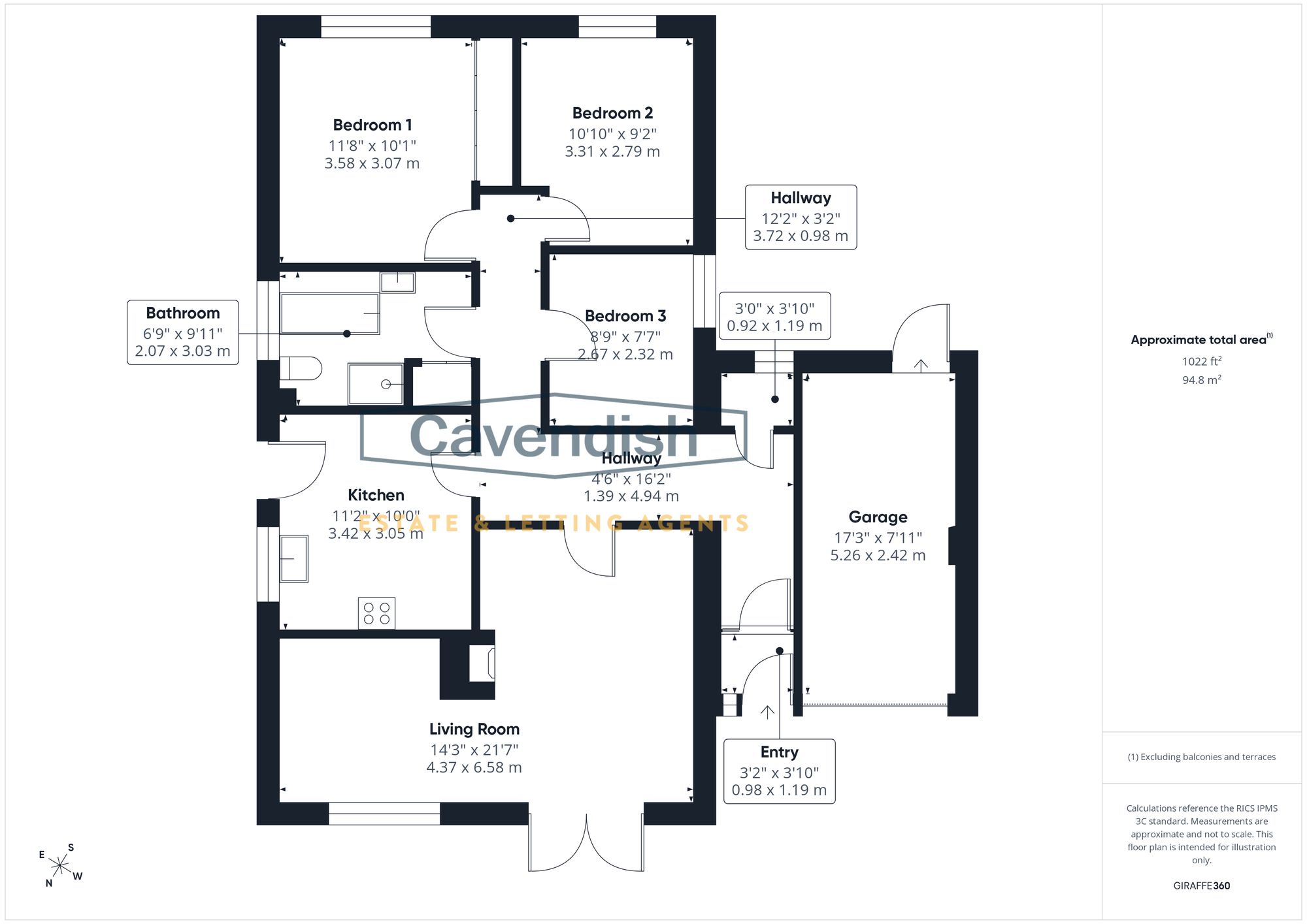 Floor plan — Clawddnewydd, Ruthin, LL15