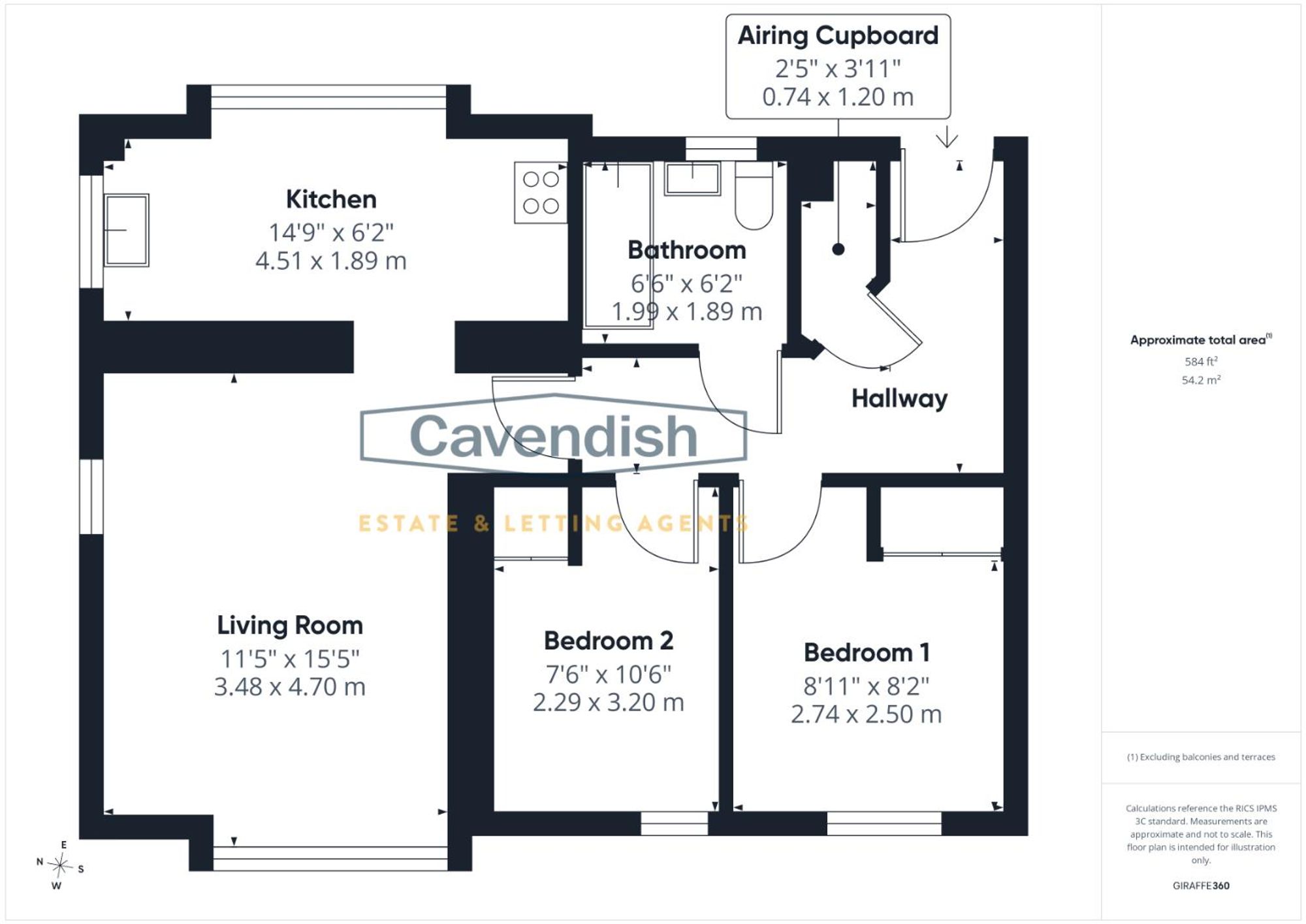 Floor plan — Duchess Place, Chester, CH2