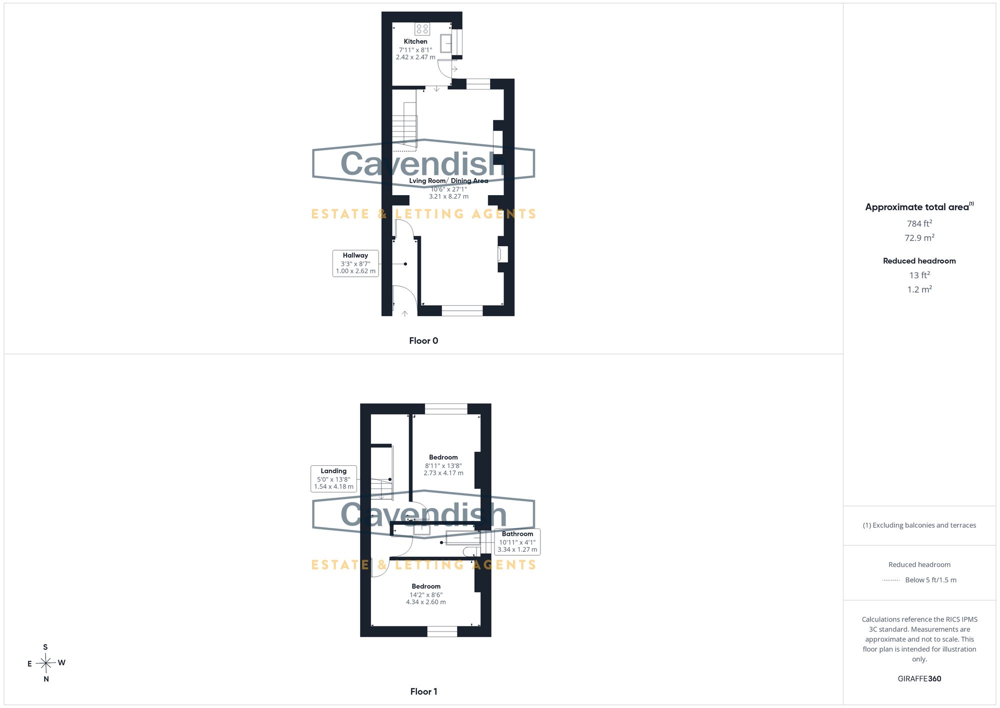 Floor plan — Village Road, Northop Hall, CH7