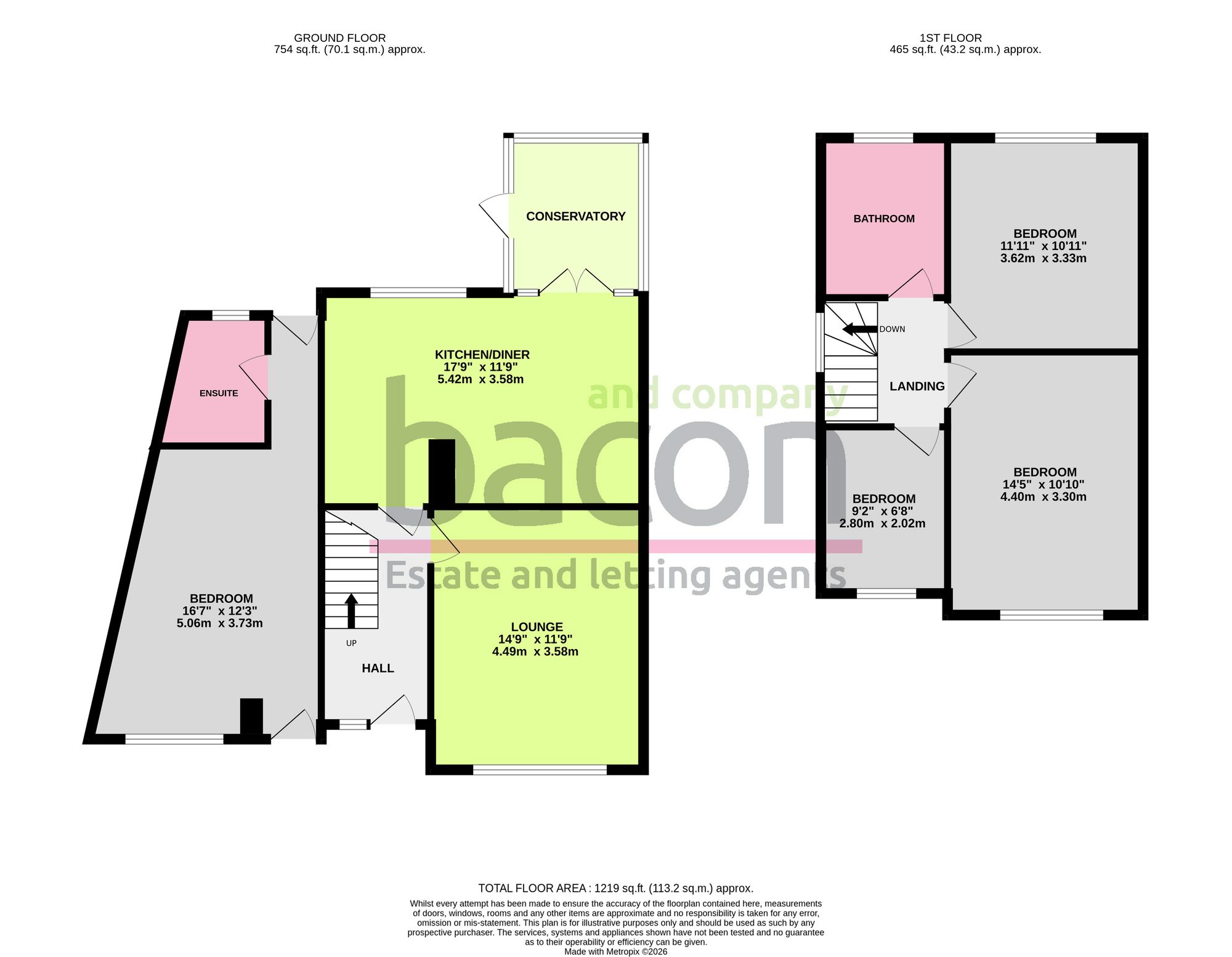Floor Plan | House | 114 Canterbury Road, Worthing, BN13 1AL | For Sale