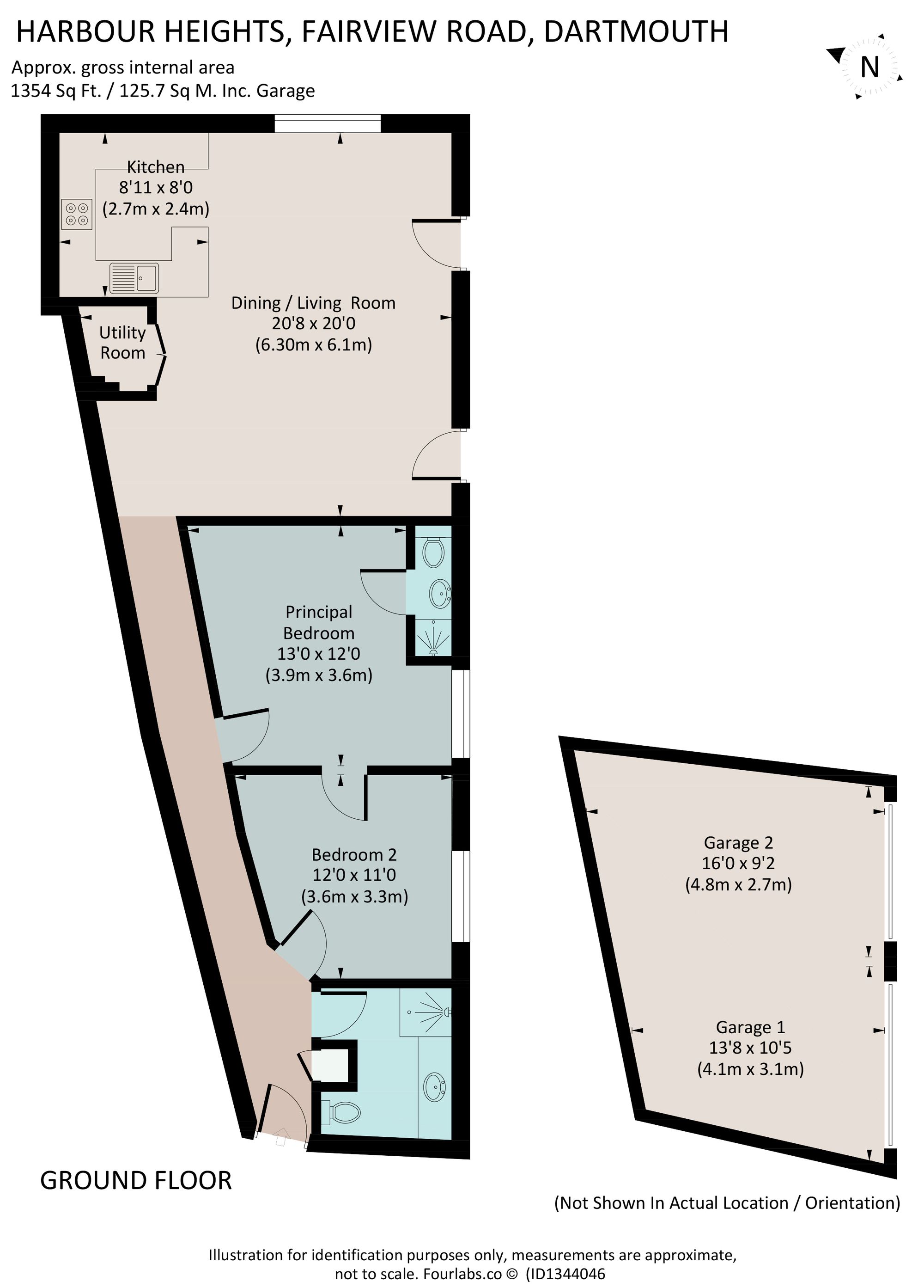 Harbour Heights, Fairview Road, Dartmouth floorplan