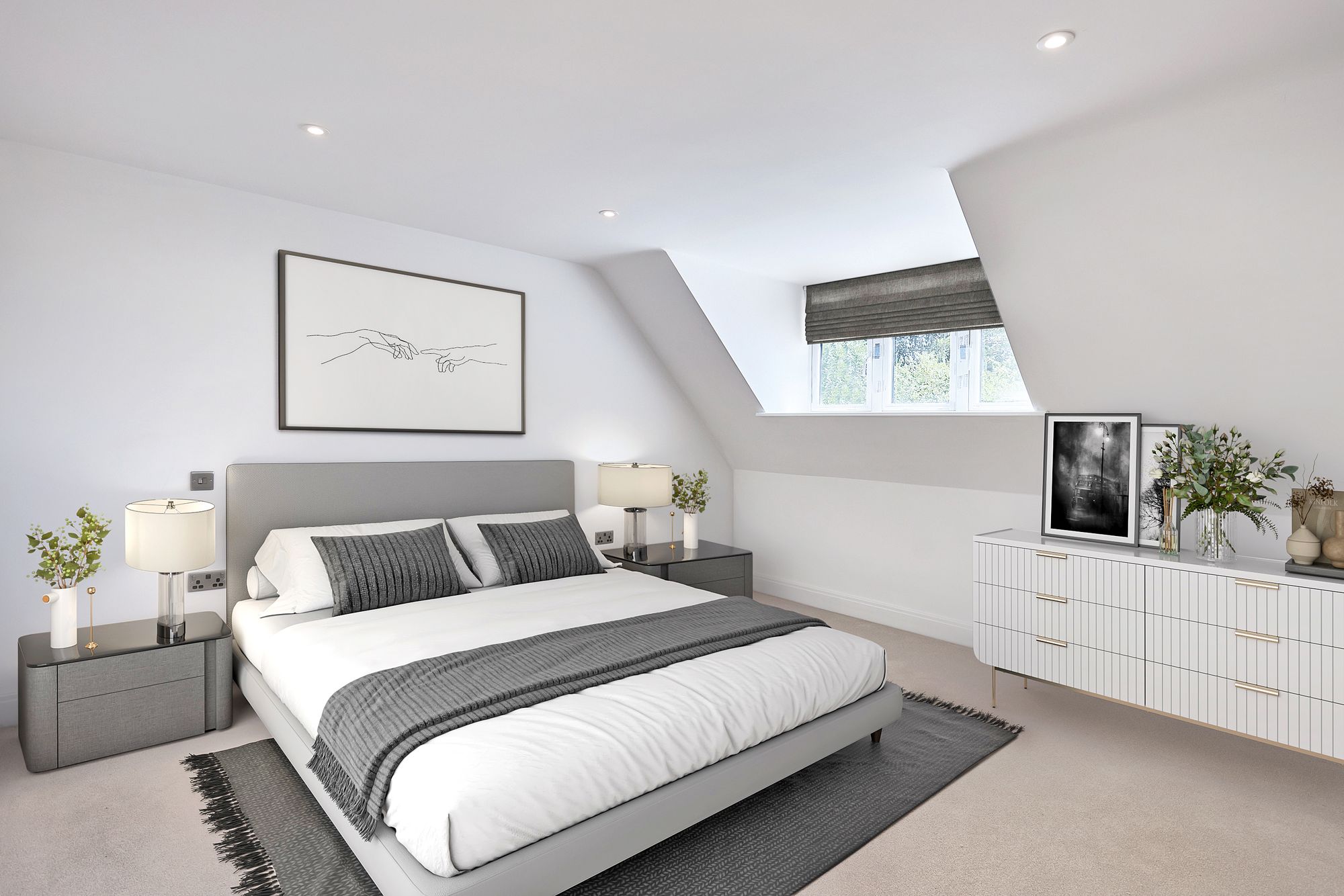 Staged Bedroom