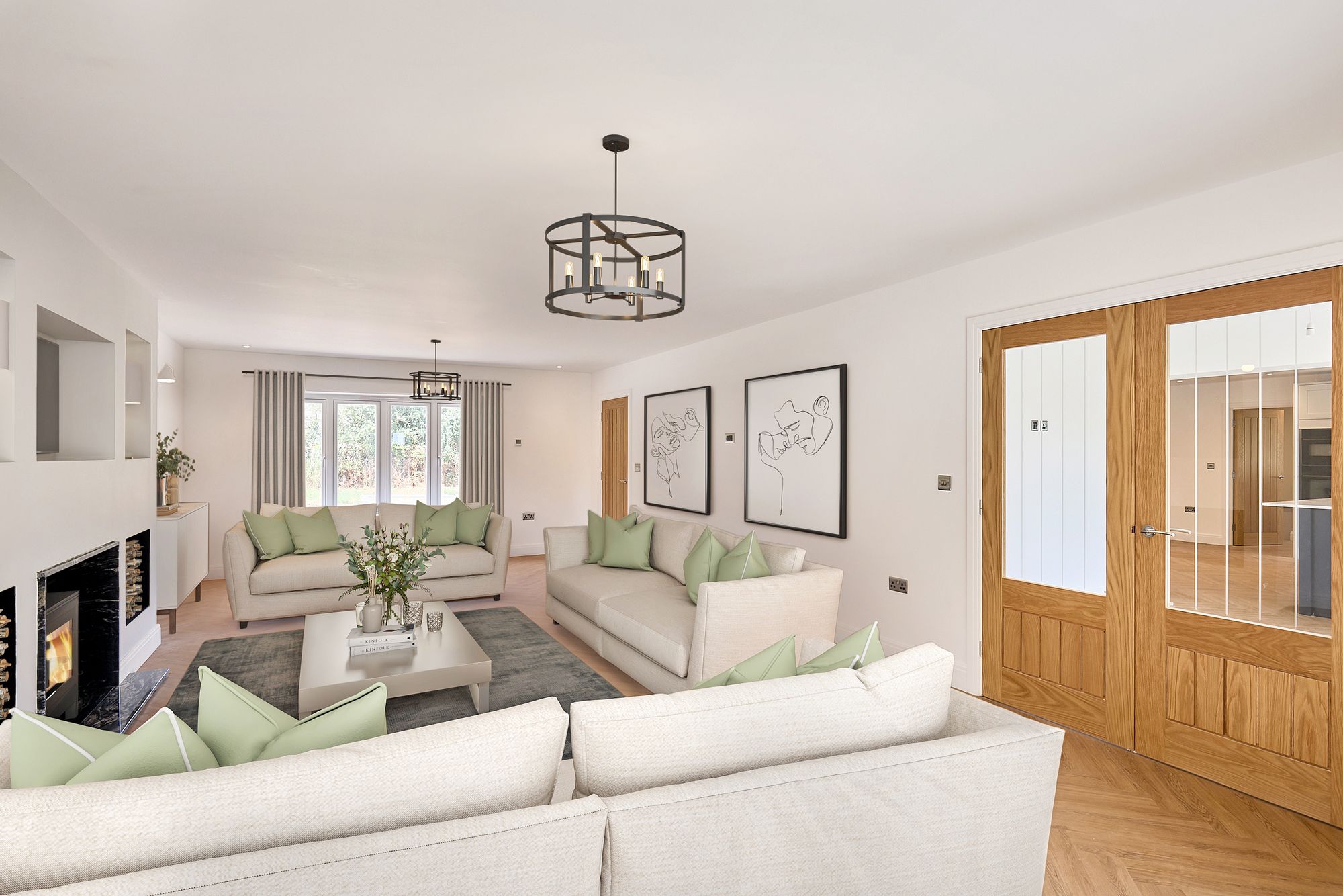 Staged Sitting Room