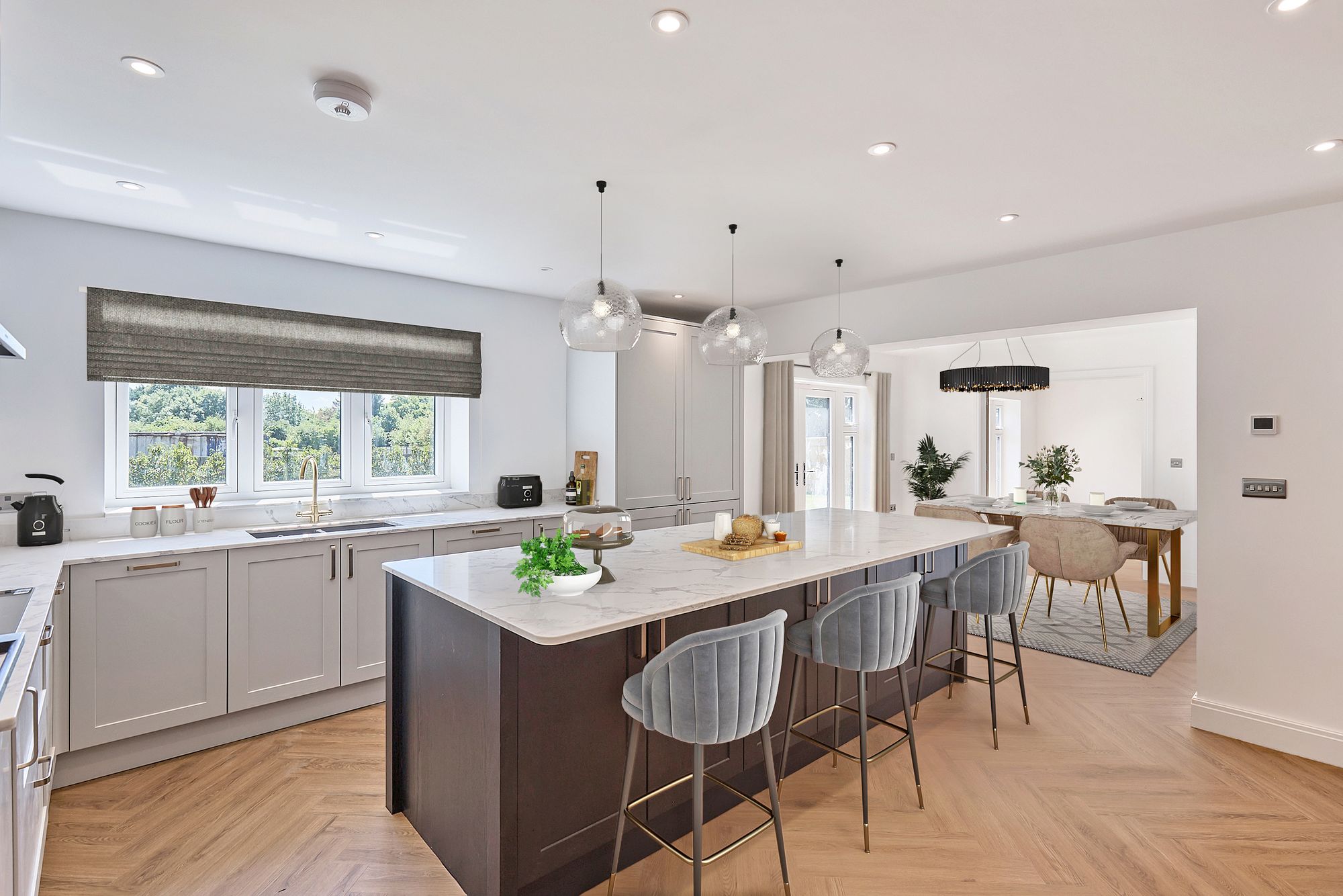Staged Kitchen