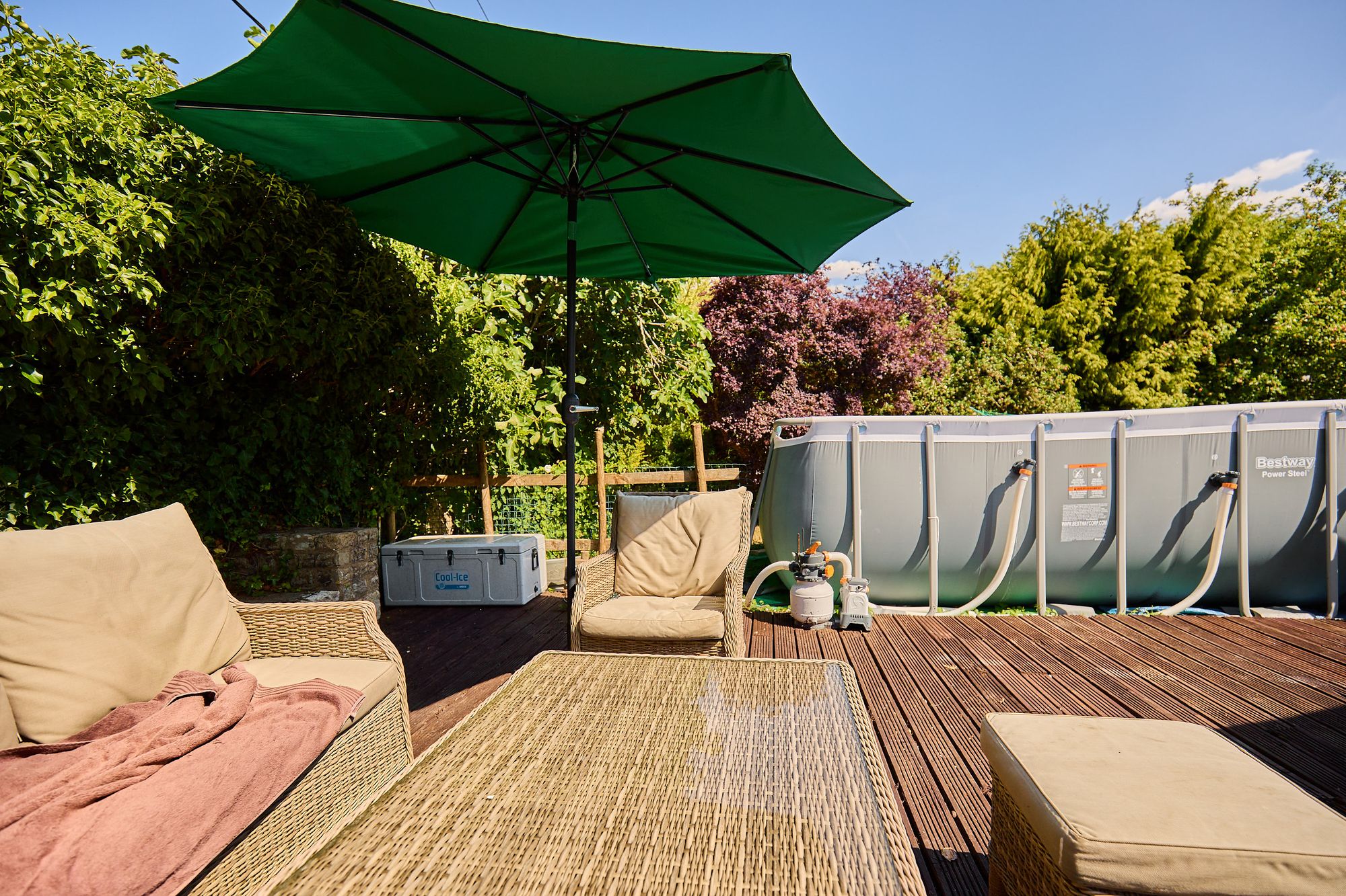 Decked Area & Pool