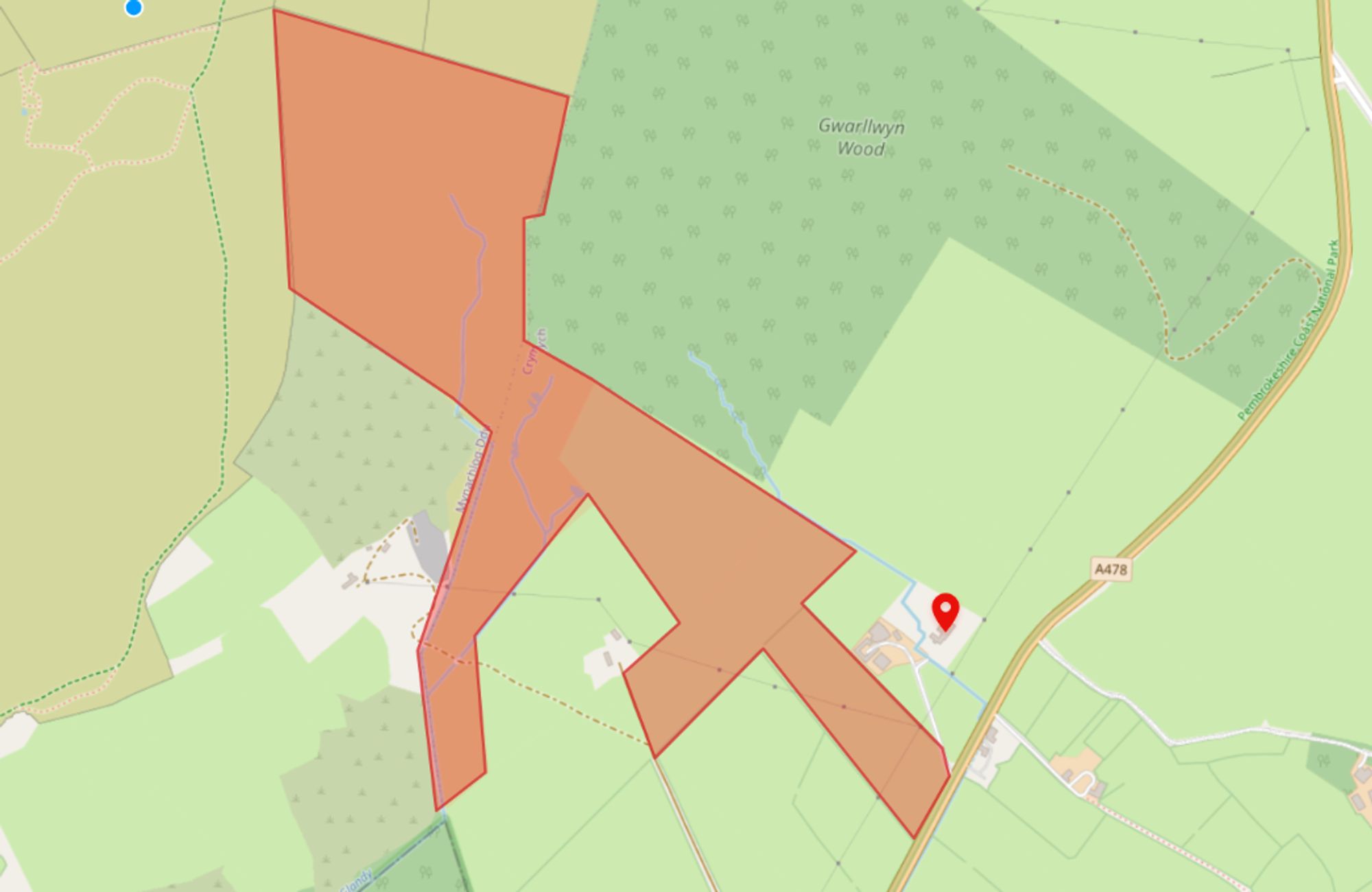 Glandwr, Whitland, SA34